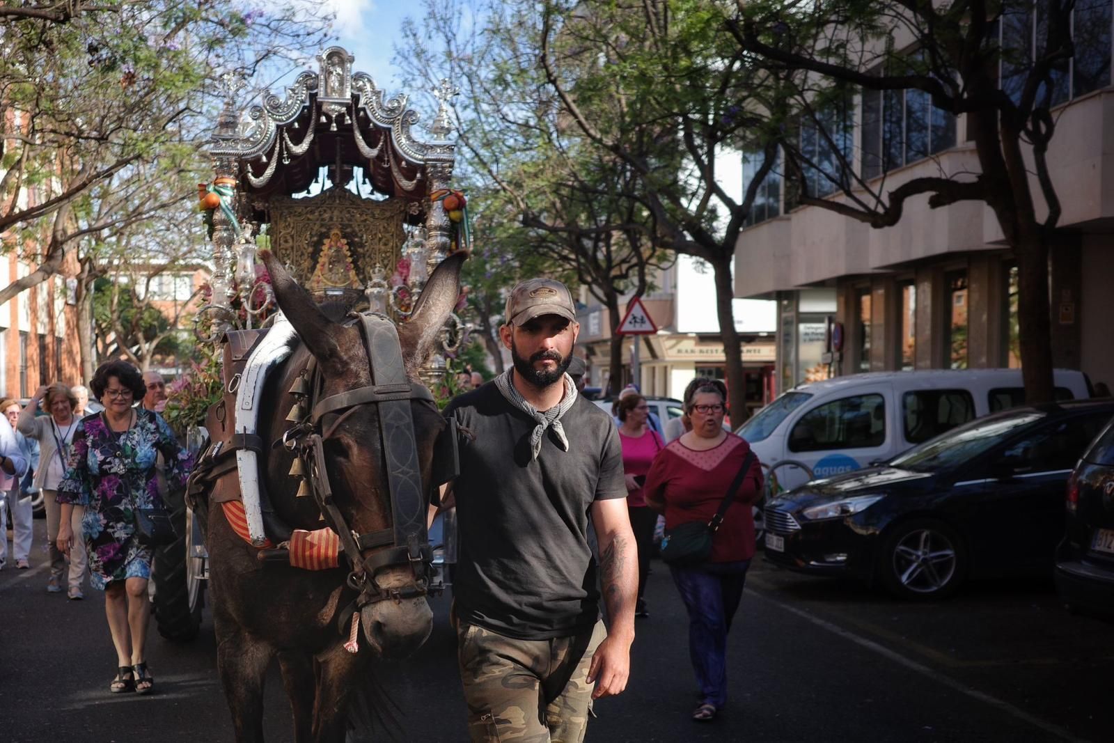 La llegada de la Hermandad del Rocío gaditana a Cádiz