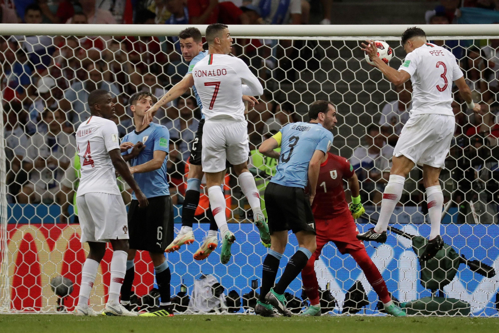 Las imágenes del Uruguay-Portugal