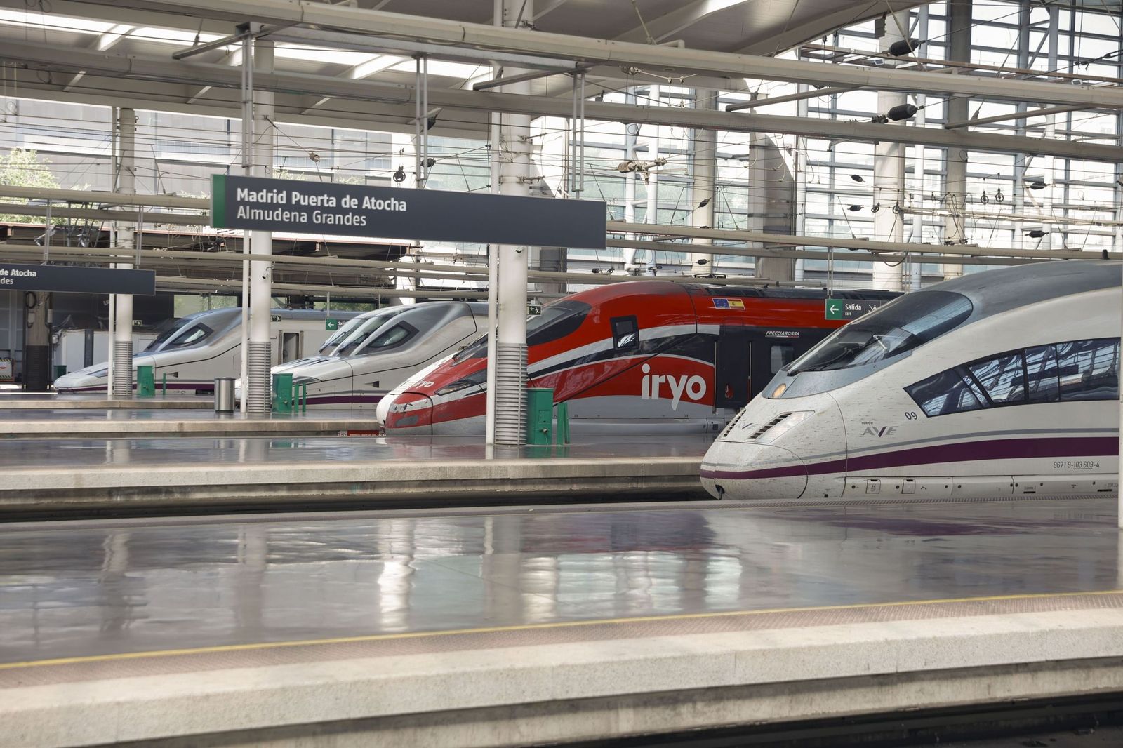 Estación Puerta de Atocha en Madrid.