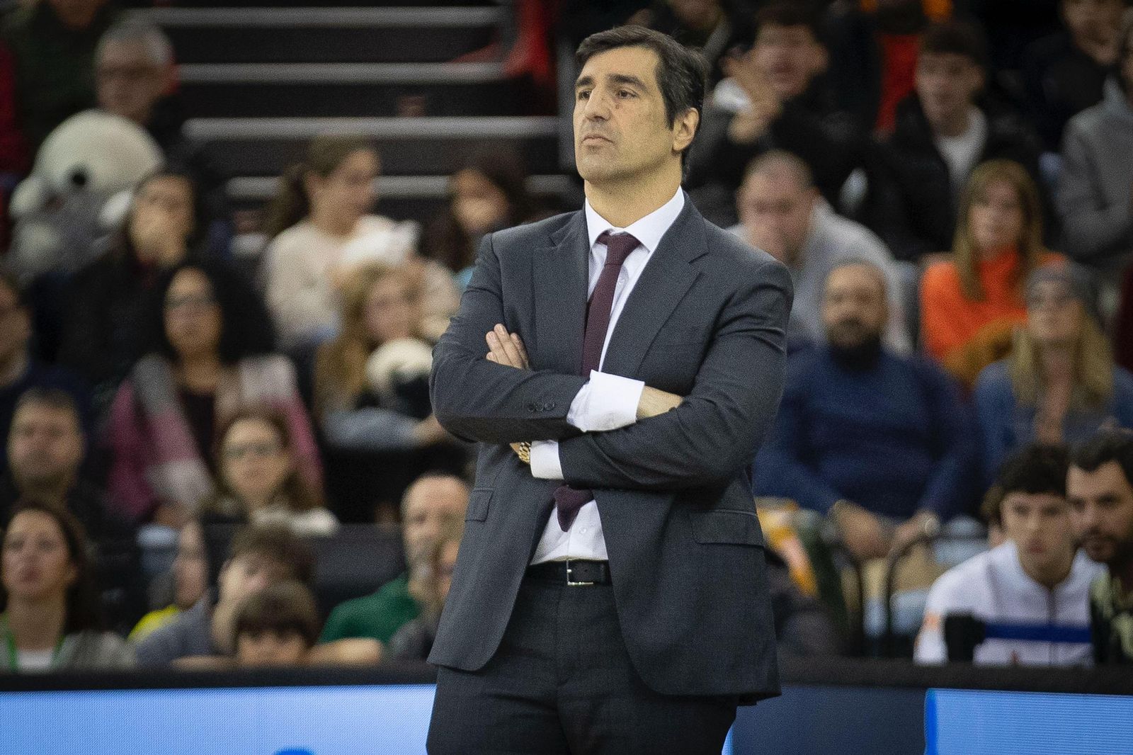 Pablo Pin, durante el partido de este domingo