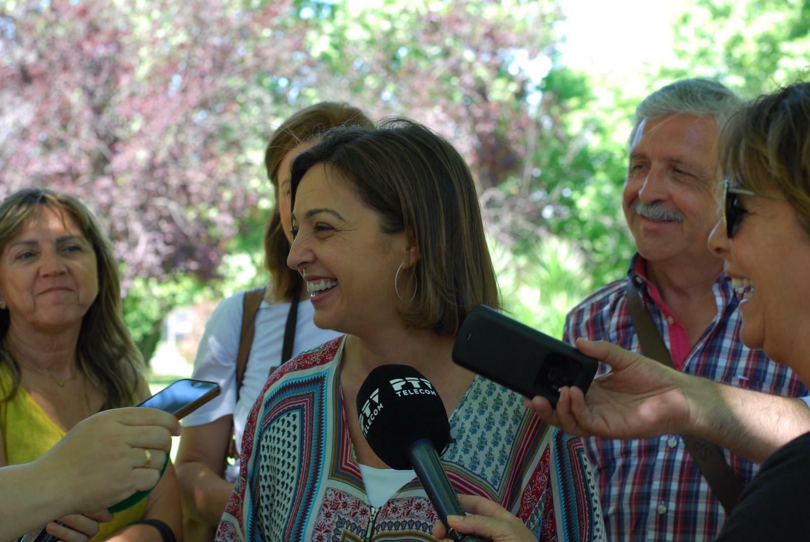 Ambrosio, durante un acto de campaña en Fidiana.