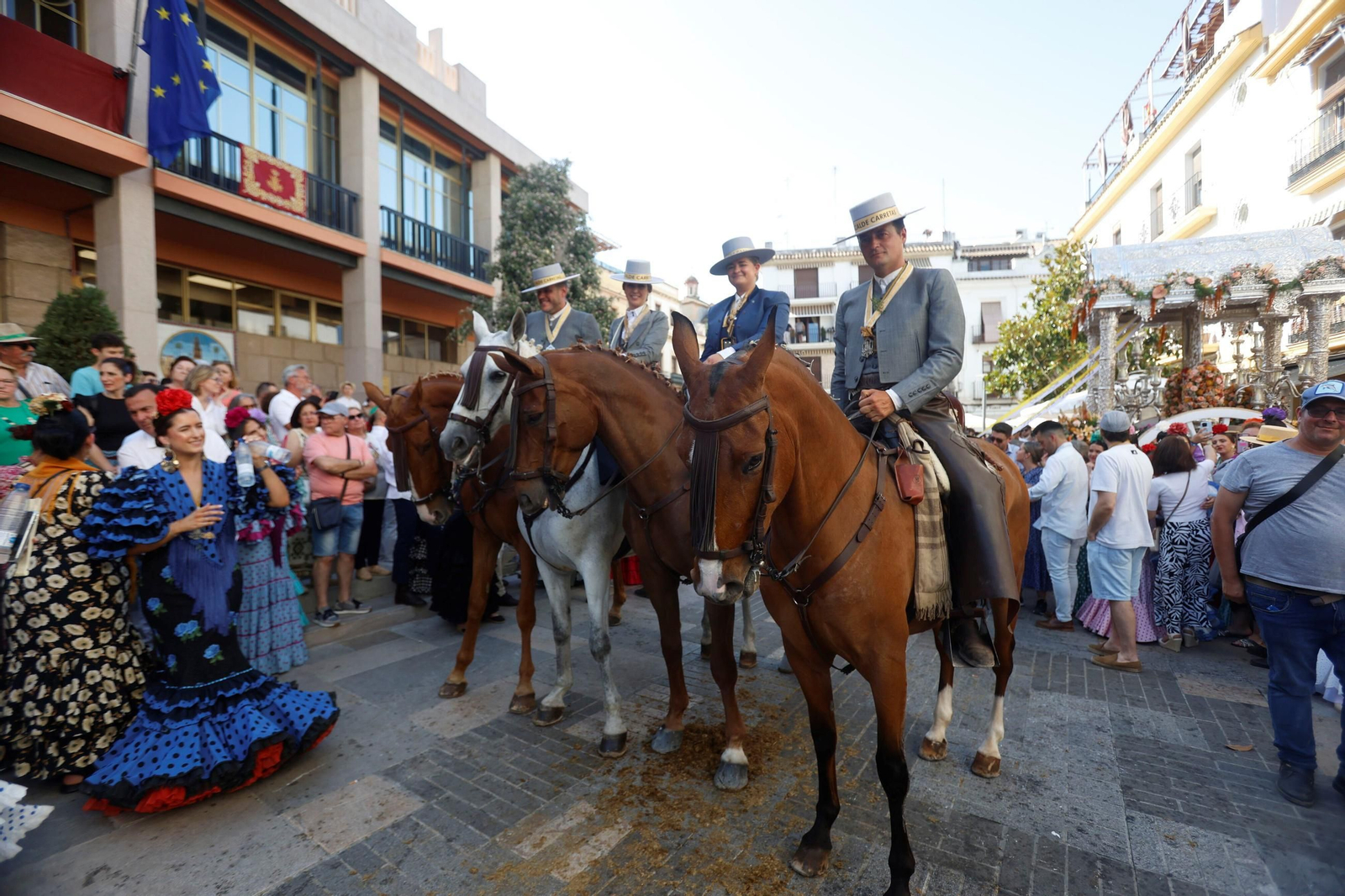 La salida de la Hermandad del Rocío de Córdoba