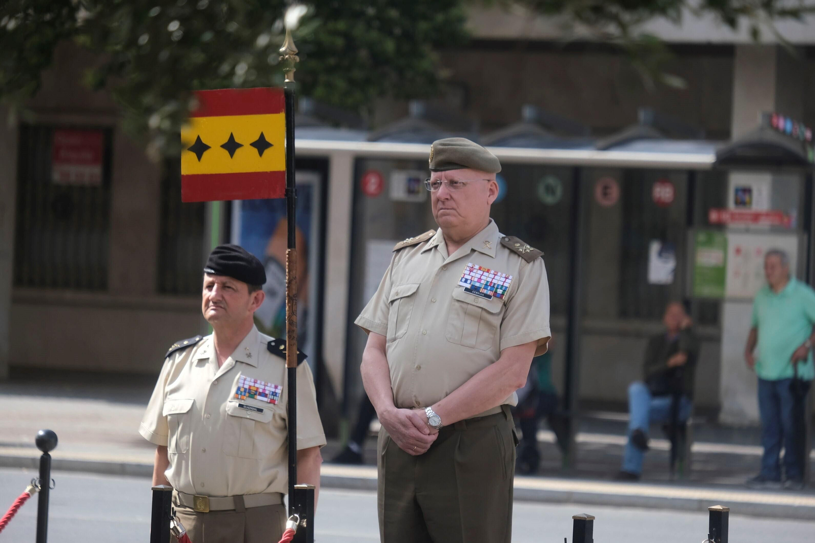 El homenaje de la Brigada de Córdoba al teniente Rafael Carbonell, en imágenes
