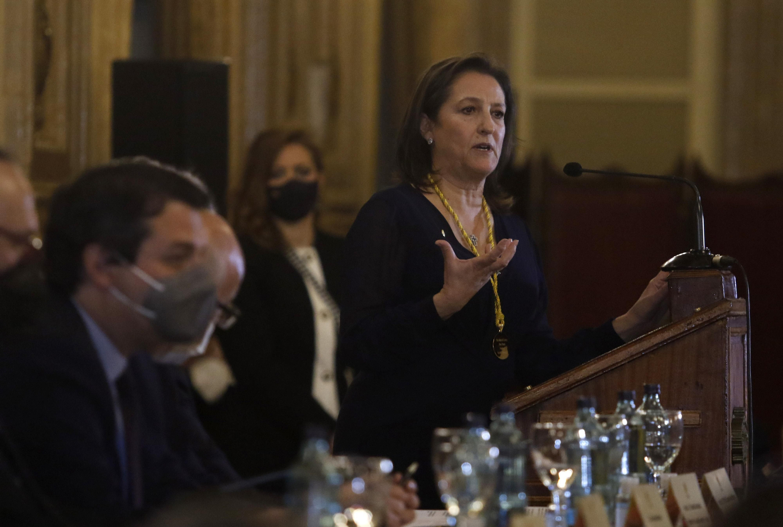 La toma de posesión de Carmen Arias como presidenta del Colegio de Médicos, en fotografías.