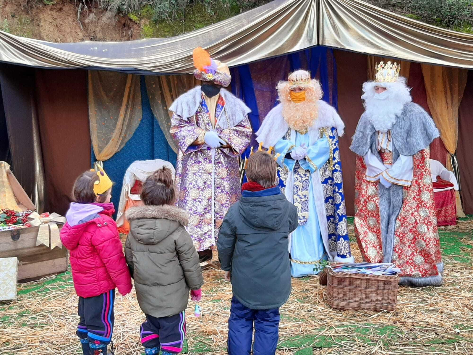 Melchor, Gaspar y Baltasar en la Sierra de Córdoba.