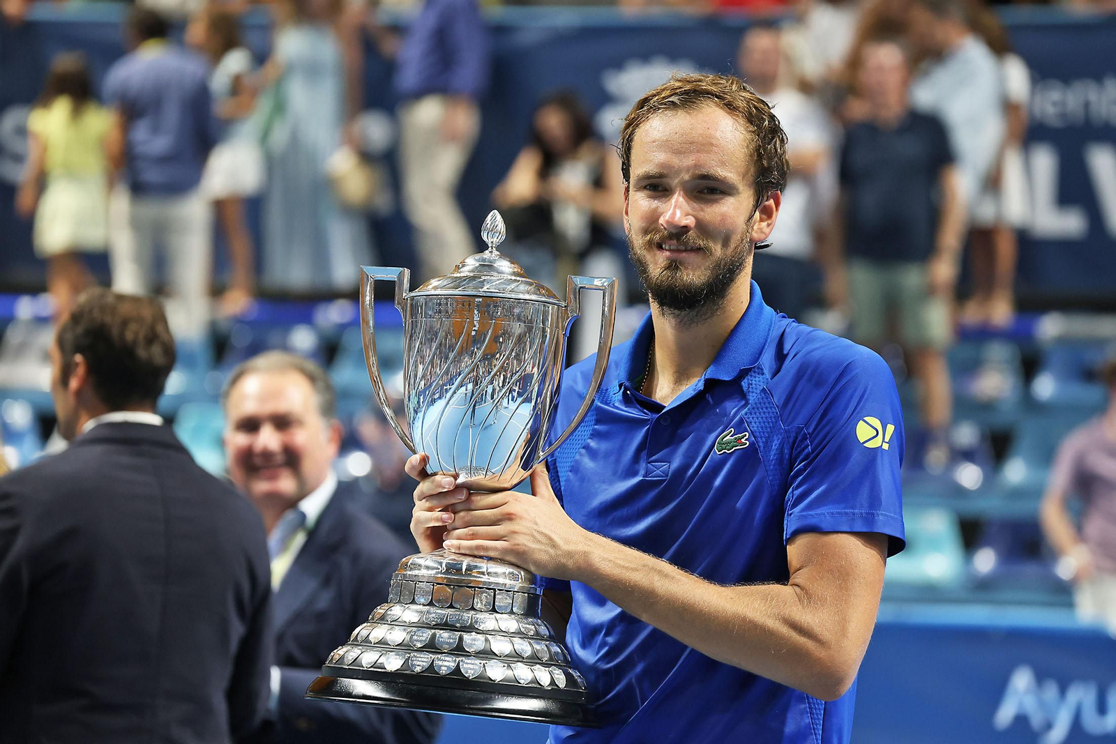 Imágenes de la final masculina de la Copa del Rey de tenis entre Daniil Medvedev y Alejandro Davidovich