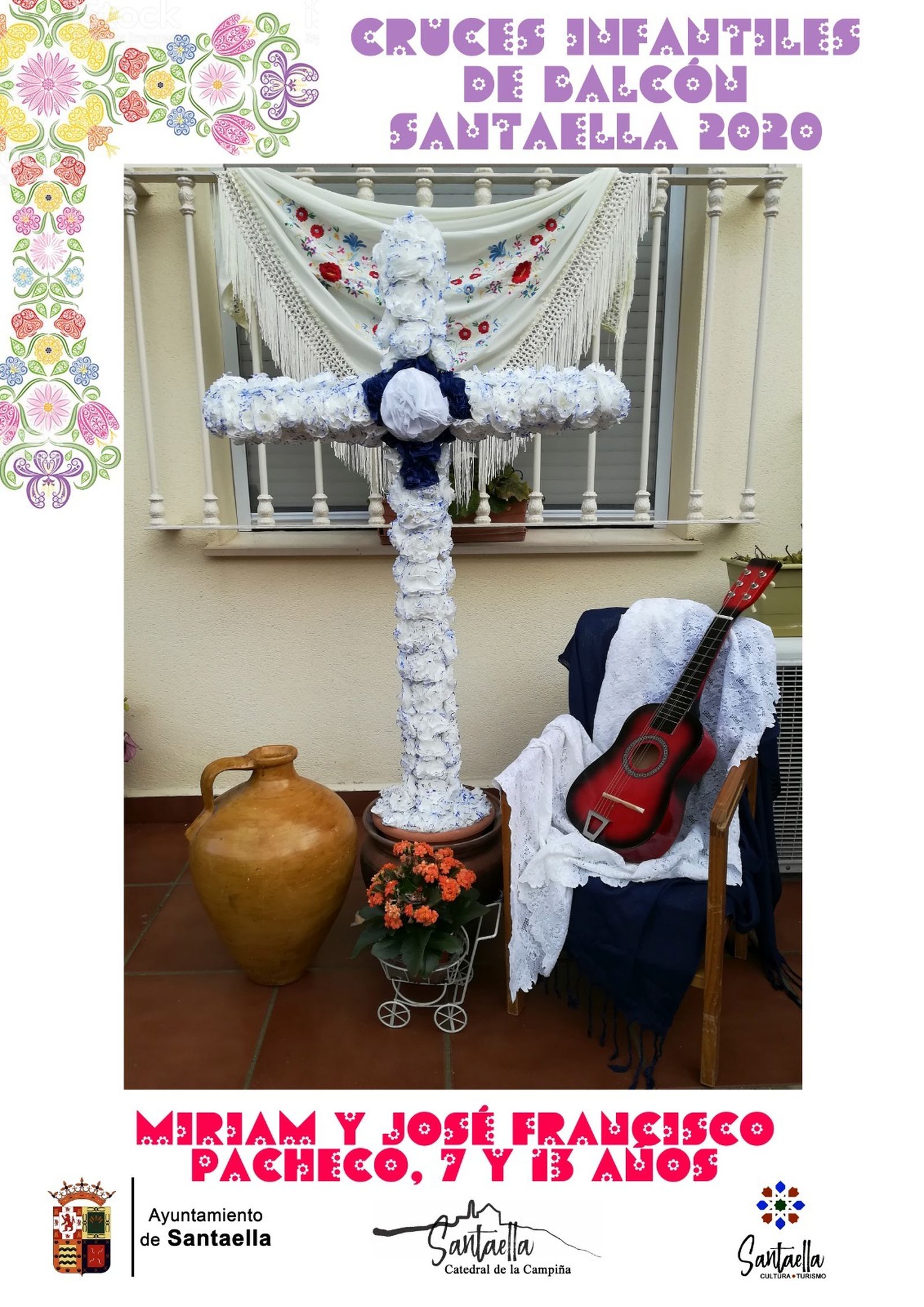 Así son las Cruces de Mayo de los niños de Santaella
