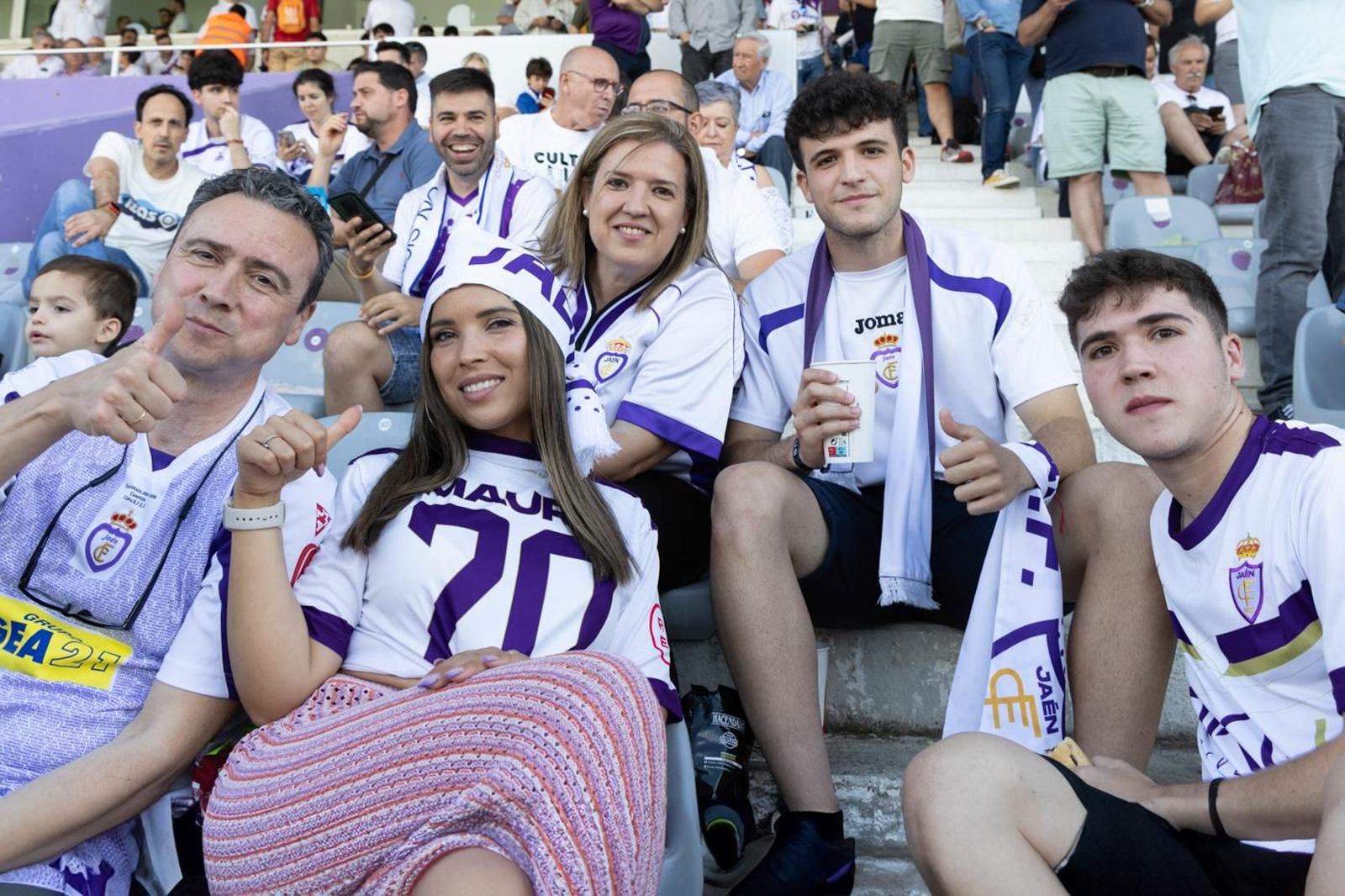 La afición del Real Jaén, su principal valor, en imágenes
