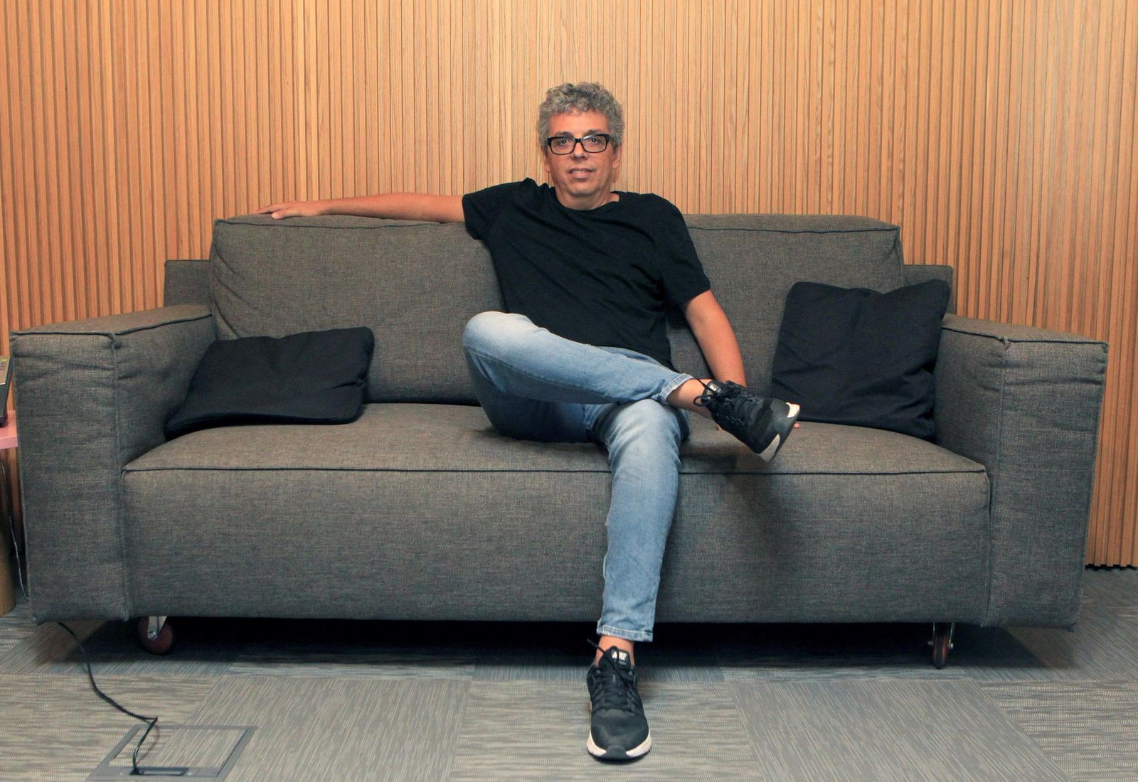 Pedro Guerra, durante la entrevista.