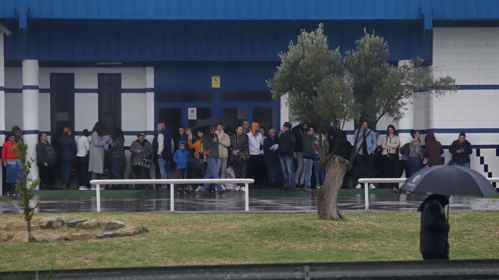 Funcionarios de Botafuegos en huelga