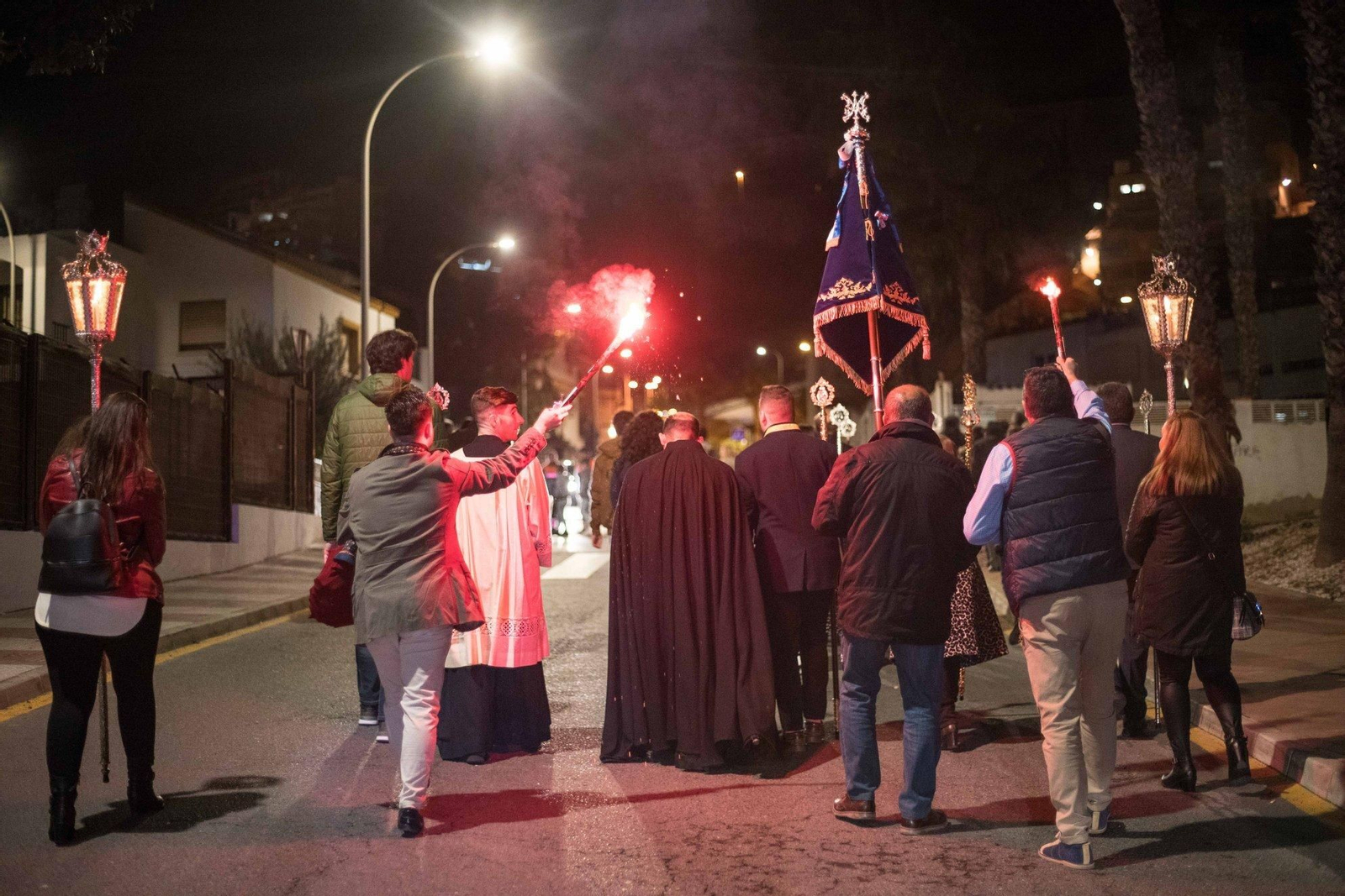 Celebración del Rosario de la Candelaria años atrás.