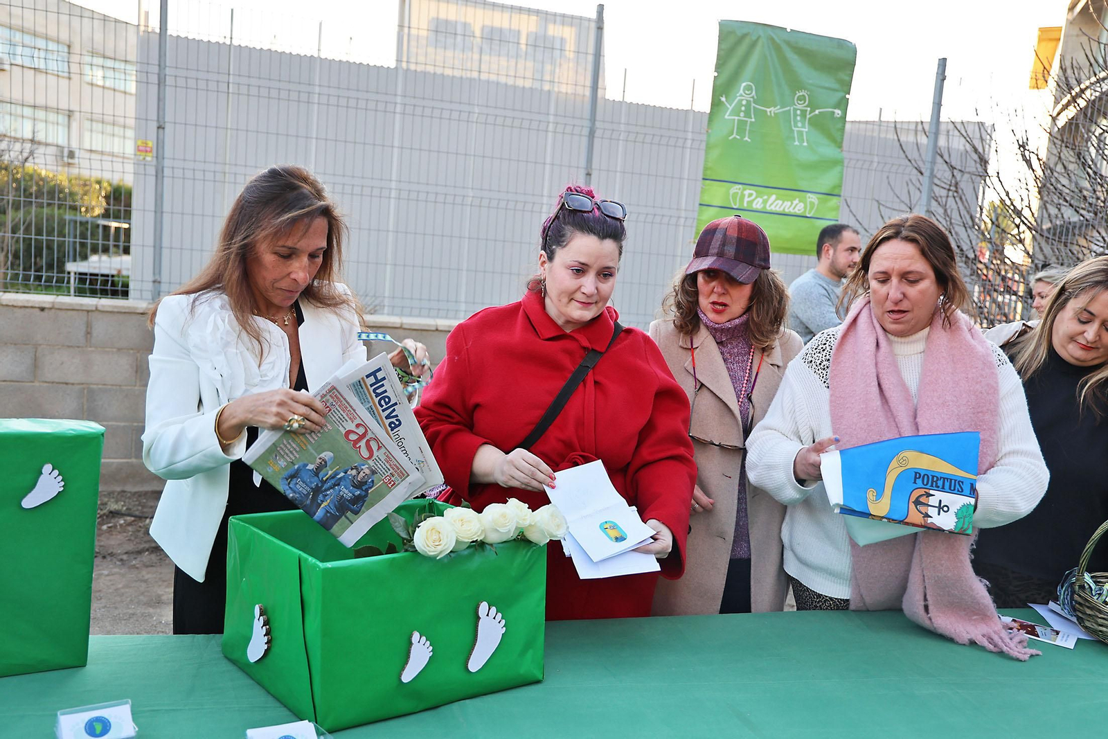 Imágenes del acto de colocación primera piedra del futuro Centro Polivalente de la Fundación Laberinto