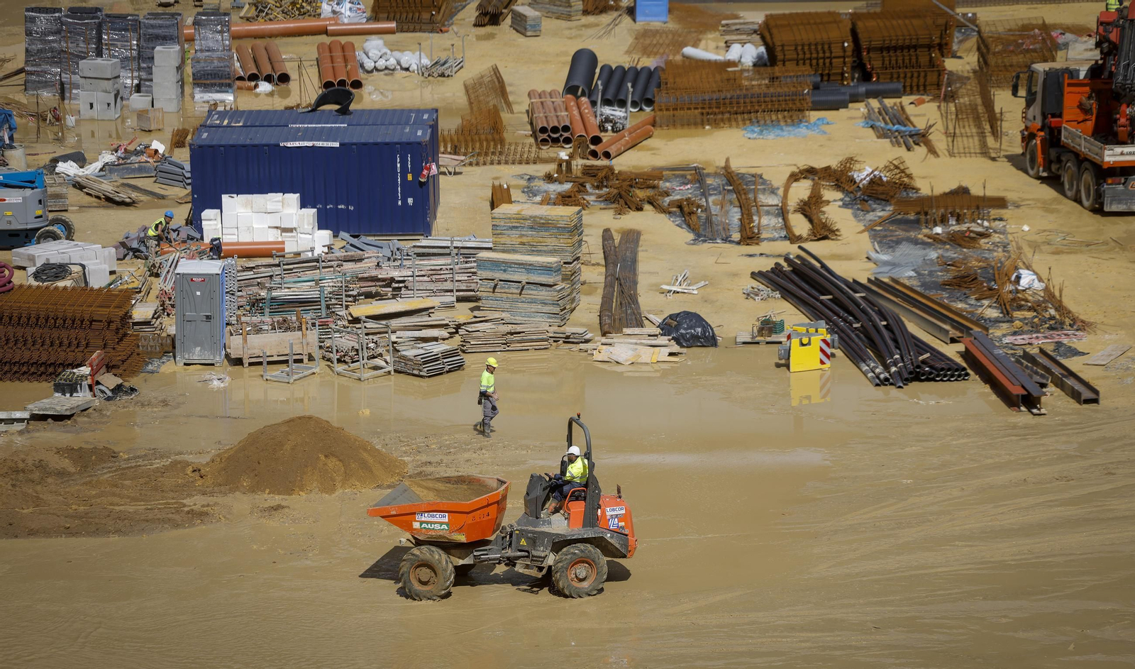 Las obras del Estadio de la Cartuja, todas las fotos
