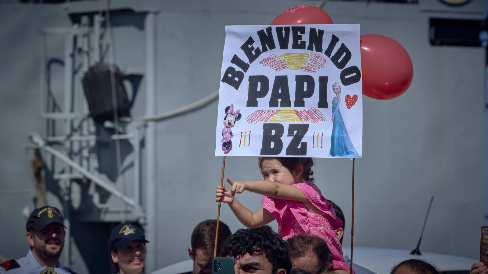 Regreso a Rota de la fragata 'Reina Sofía'