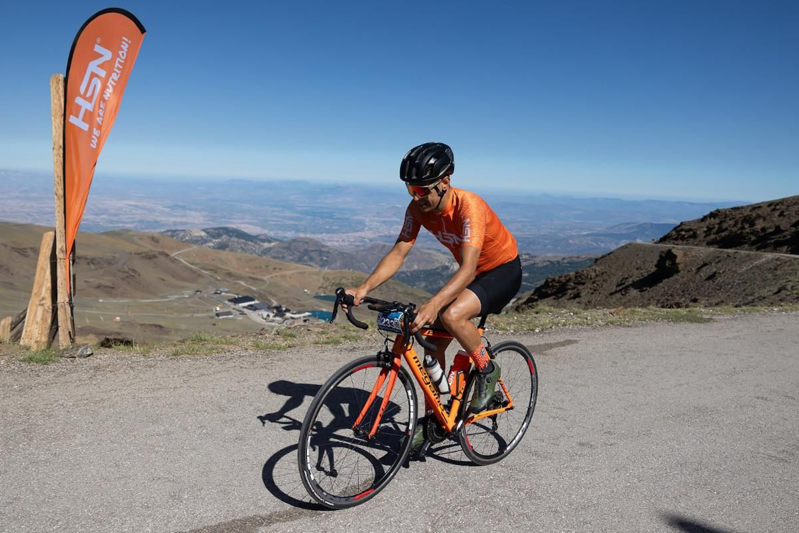 Un ciclista en una edición pasada