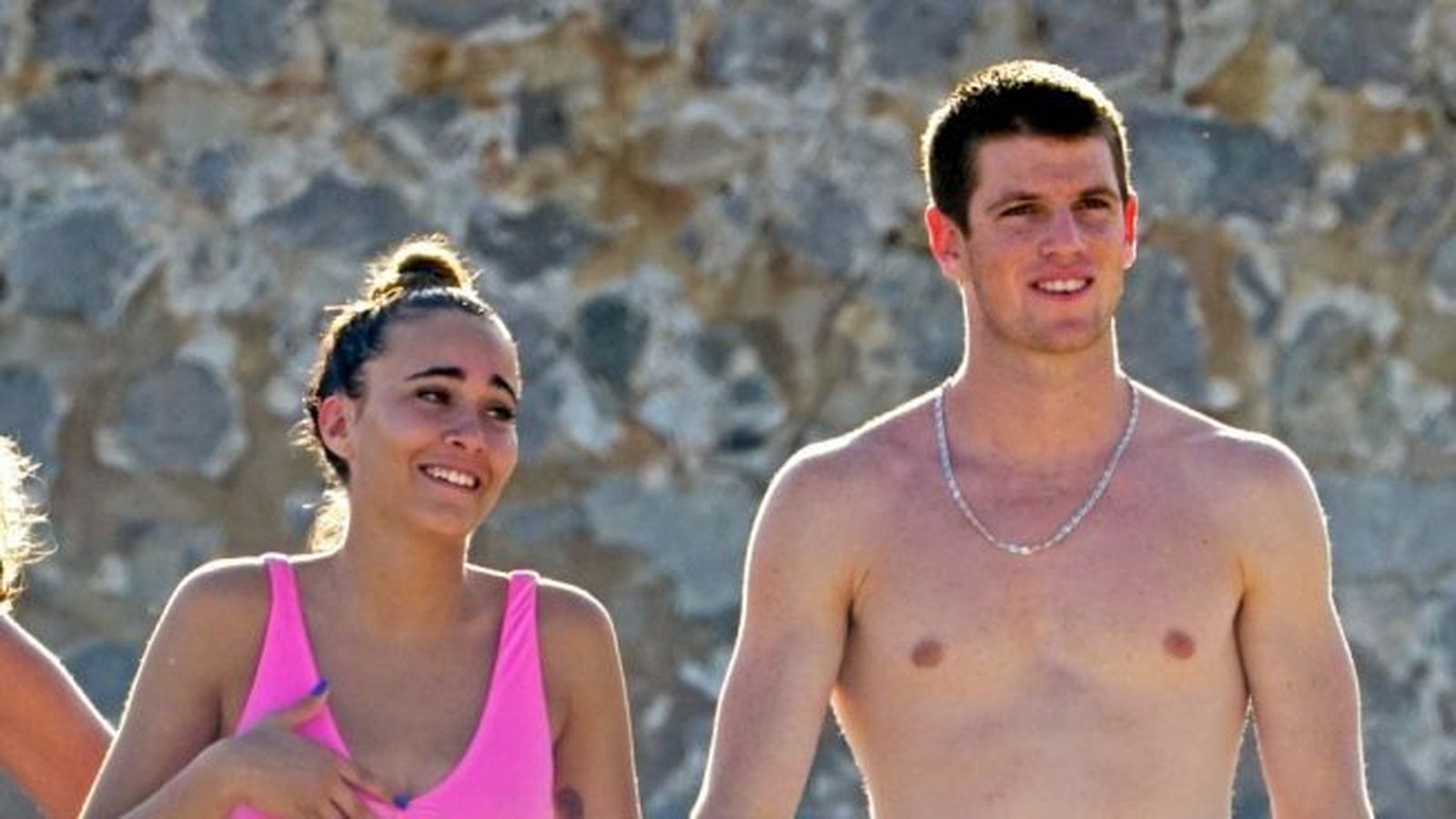 La cantante y el actor, durante unos días de vacaciones en Ibiza.