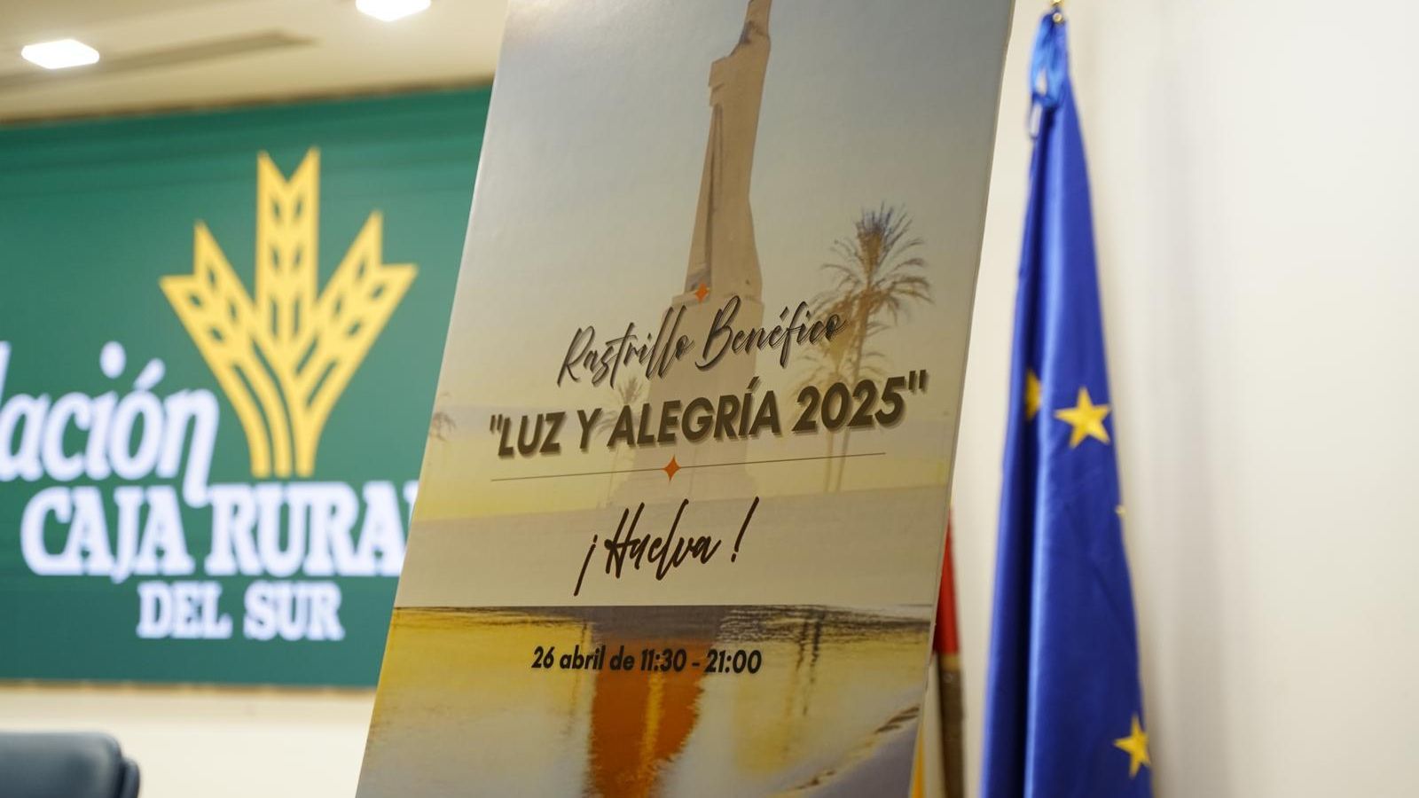 Cartel de presentación del rastrillo benéfico 'Luz y Alegría 2025'.