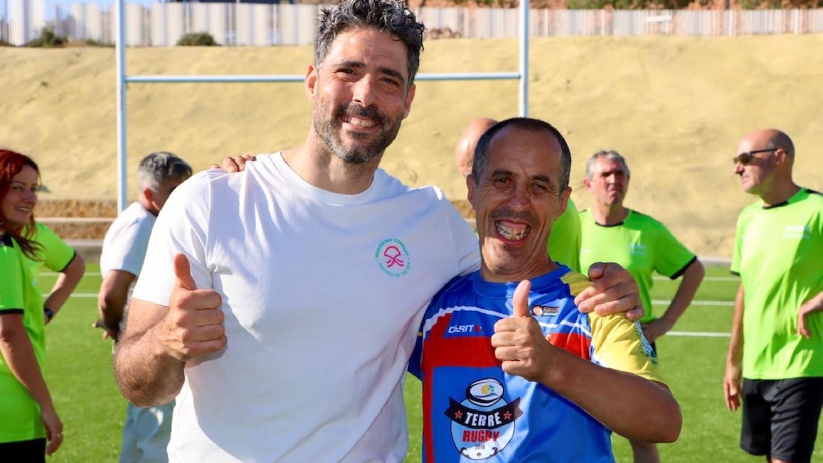 El exinternacional se lo pasó en grande en tierras almerienses.