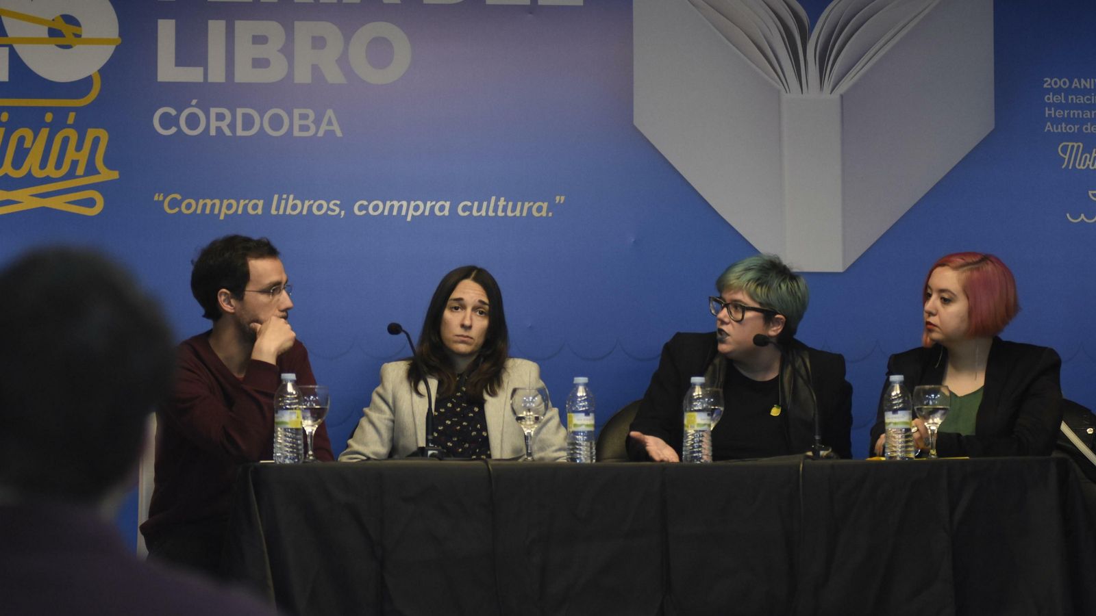 Mesa con Alberto de la Rocha, Tania Padilla, Alba Carballal y María Zaragoza.