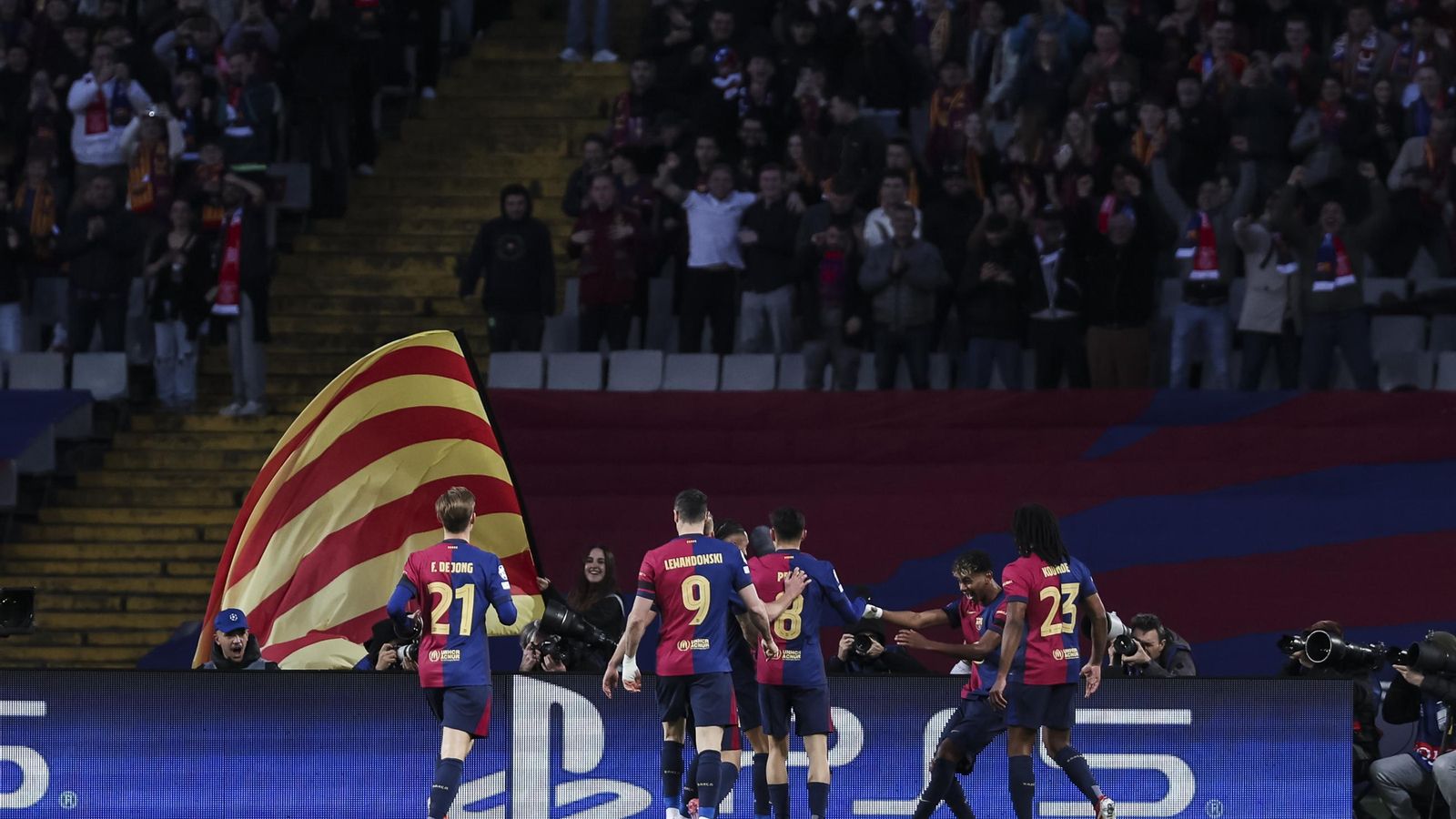 Las fotos del Barcelona-Benfica