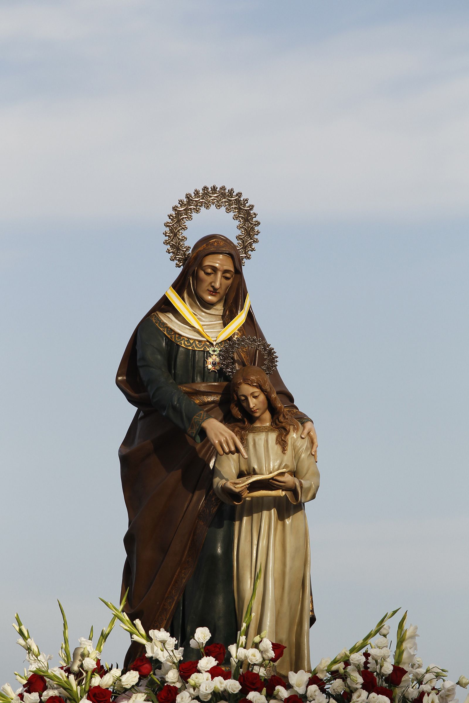 Fotogalería cucaña y procesión Fiestas Santa Ana Roquetas de Mar