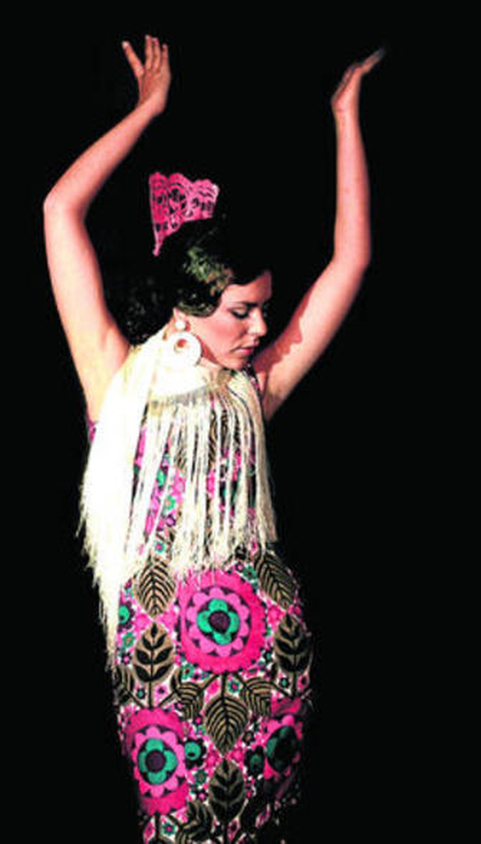 Uno de los trajes de flamenca creados por la diseñadora Mónica Bobo.