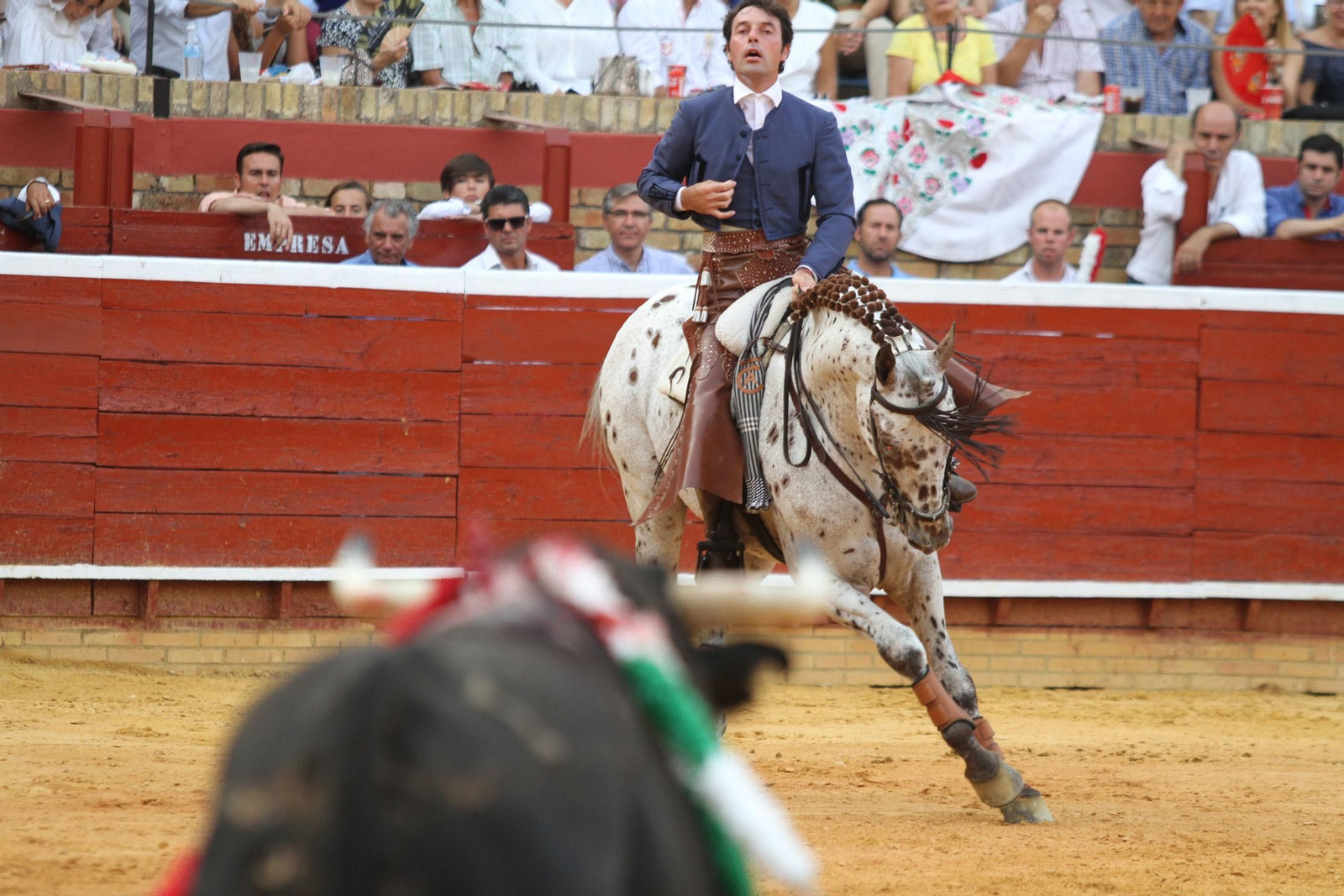 Festejo de Rejones en el coso de La Merced por Colombinas.
