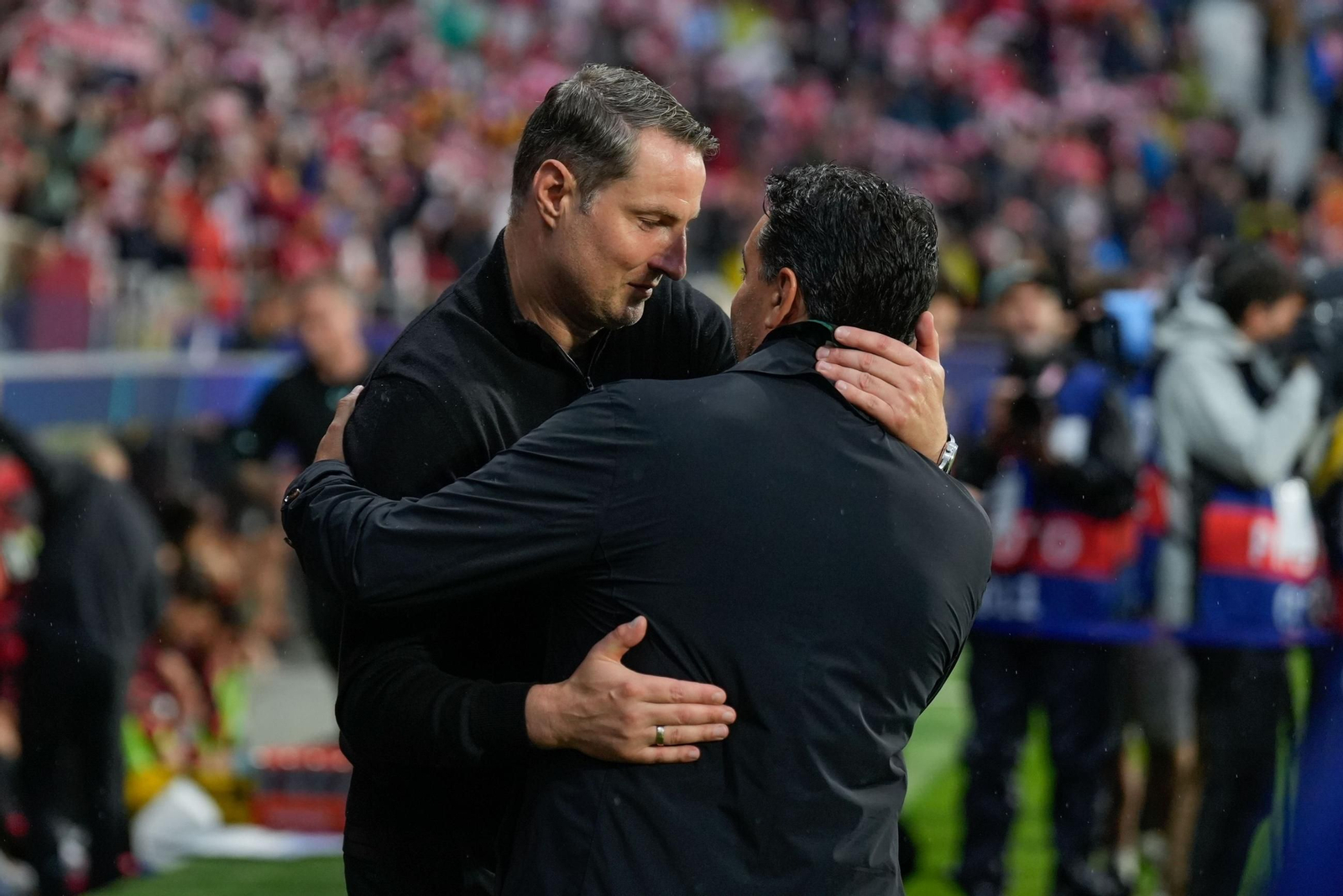 El Girona-Feyenoord de la Champions League, en fotos