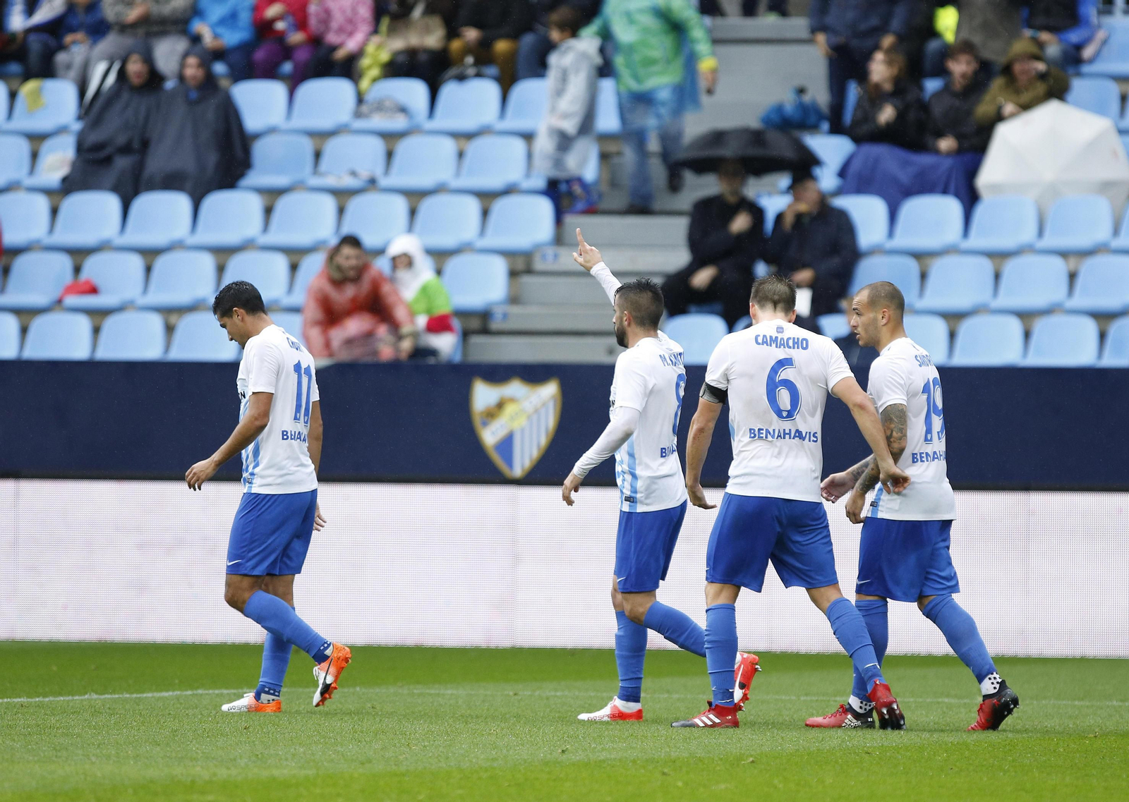 Las imágenes del Málaga C. F. - Deportivo de la Coruña