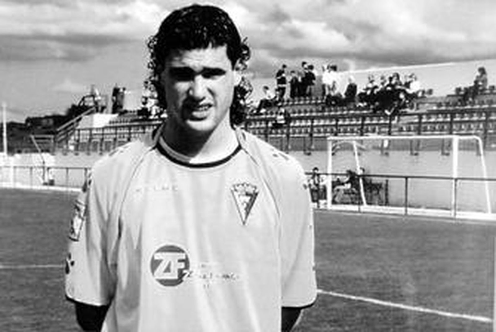 Javi Díaz, durante su etapa en las categorías inferiores del Cádiz.