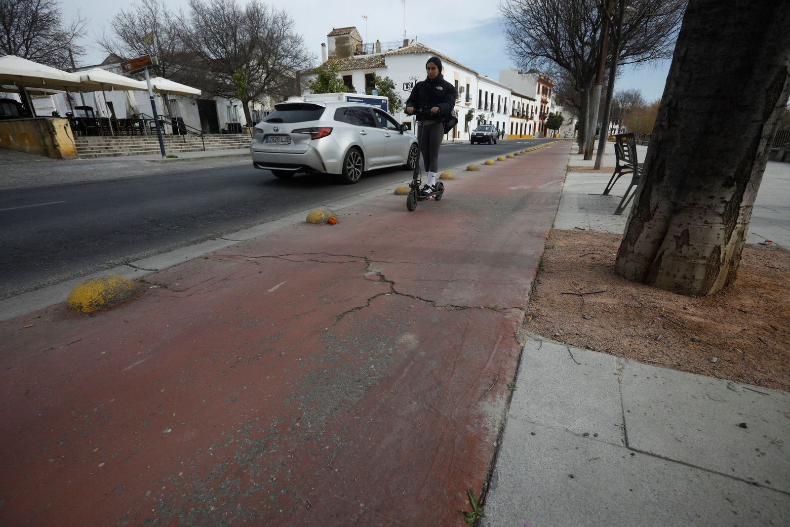 Un paseo por los puntos negros del carril bici de Córdoba