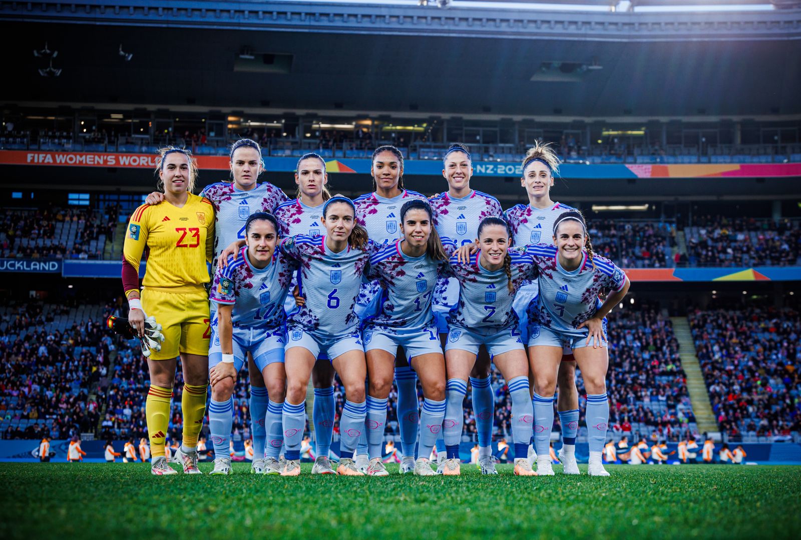Las fotos de la goleada de España a Suiza en el Mundial femenino