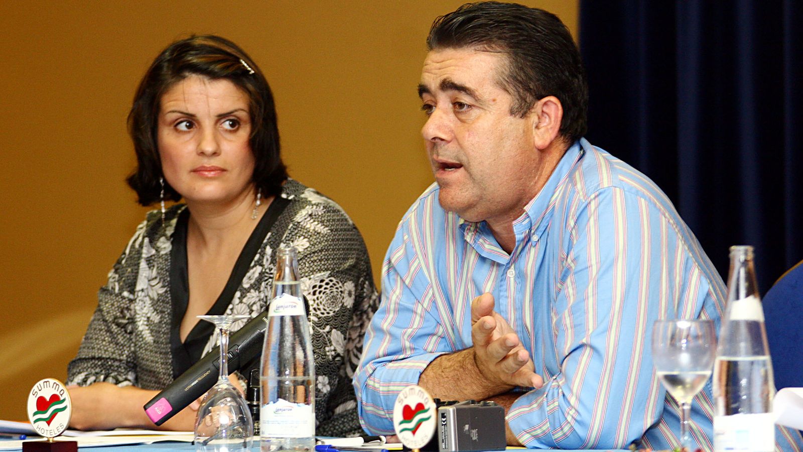 Rocío Espinosa y Francisco Bella, en junio de 2006.