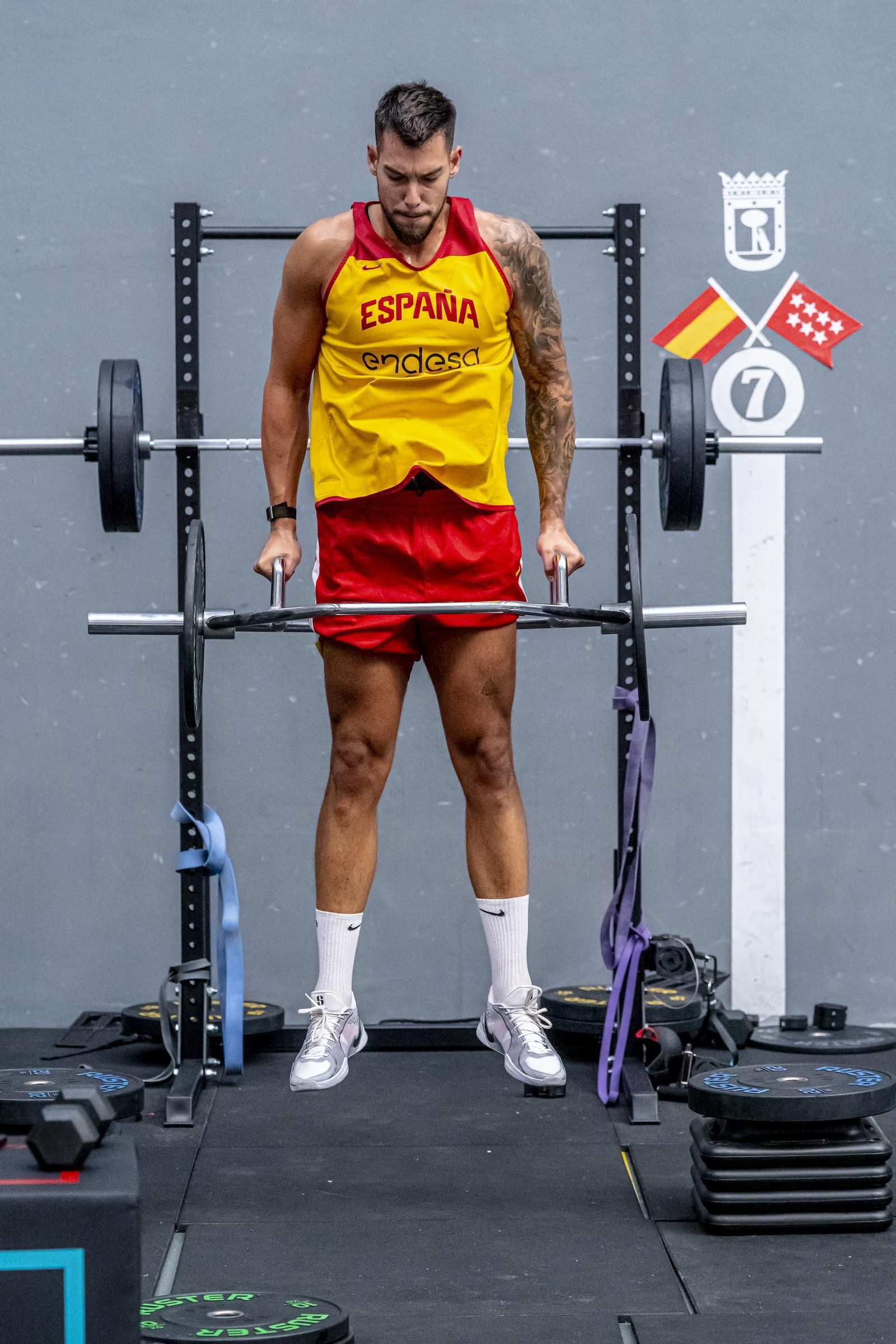 España acaba su trabajo en Madrid antes de venir a Málaga