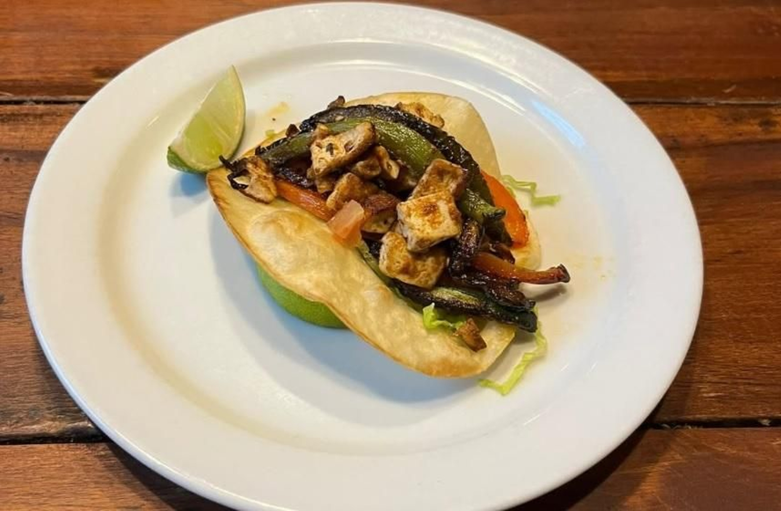 Molly Malone - Taco de verduras y tofu