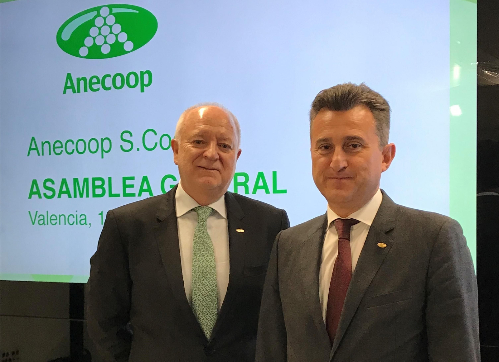 Joan Mir y Alejandro Monzón de Anecoop