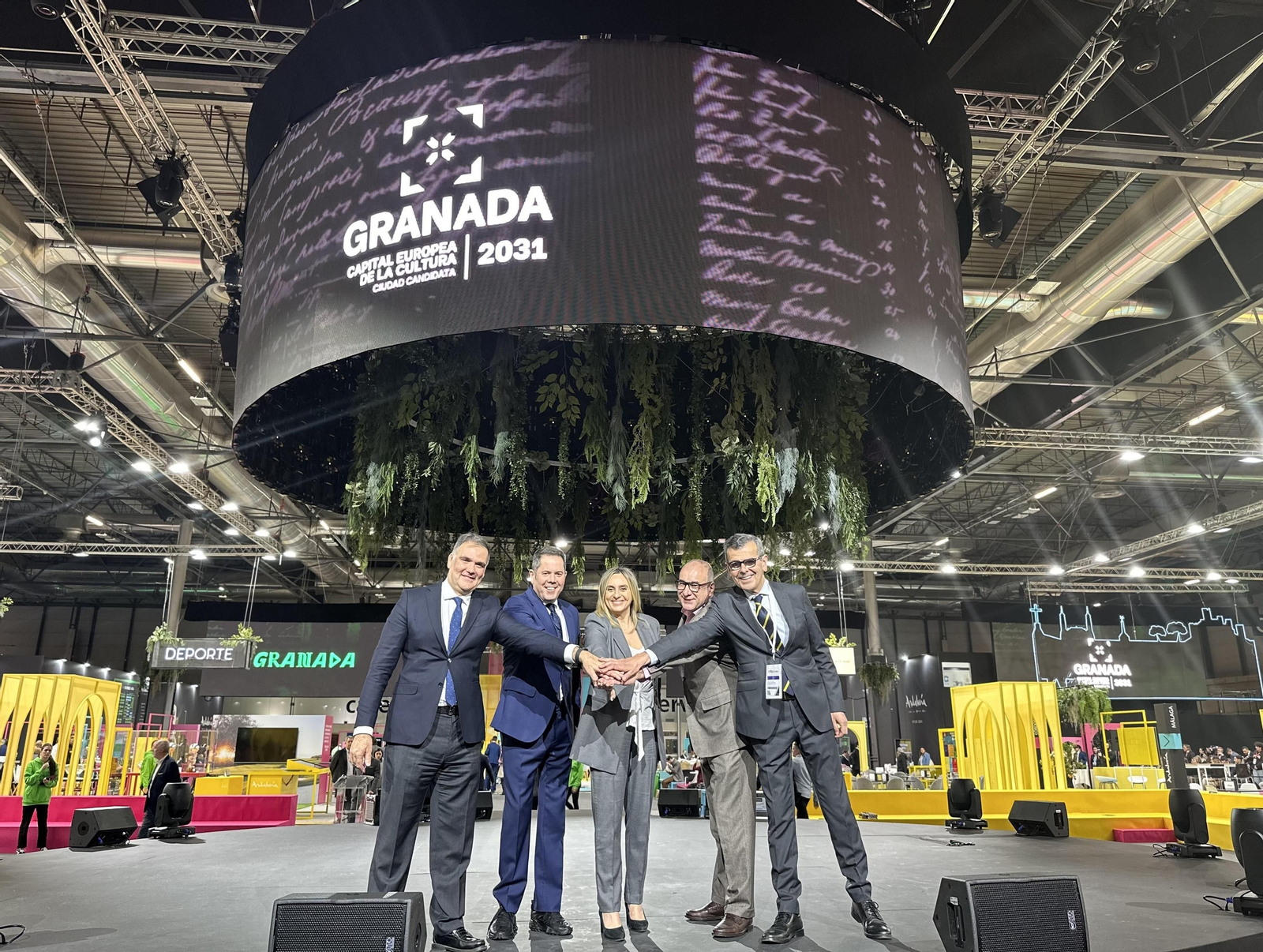 Jesús Ibáñez, Gerardo Cuervas, Marifrán Carazo, Rodrigo Ruiz-Giménez y Juan Ramón Ferreira.