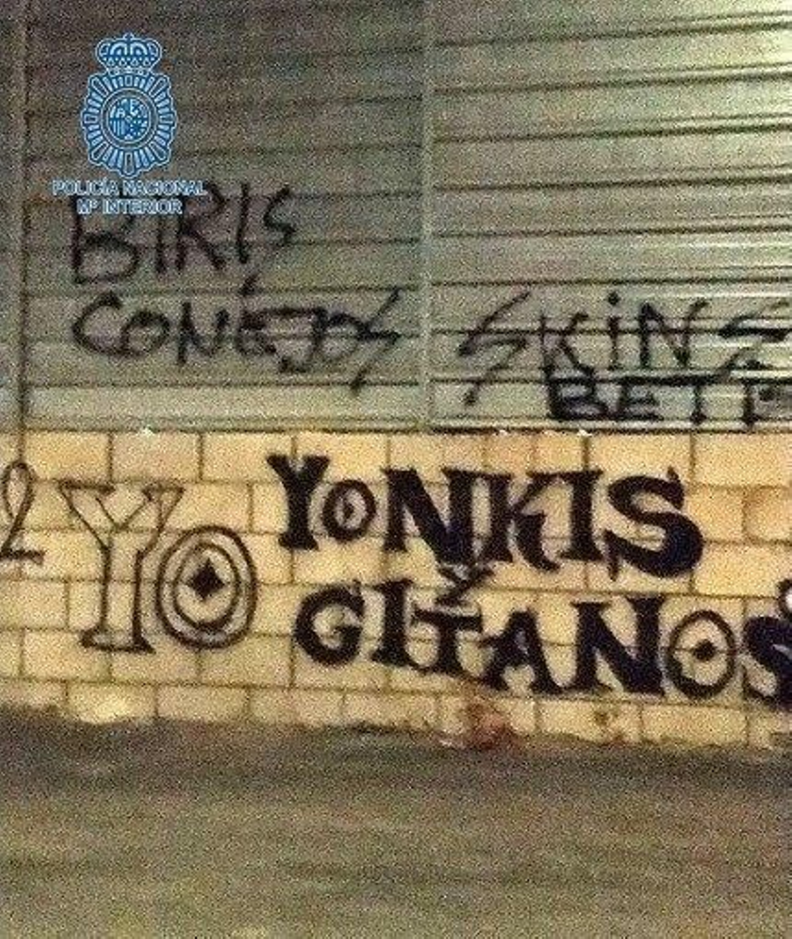 Mensajes amenazantes en el lugar de reunión de los Biris.