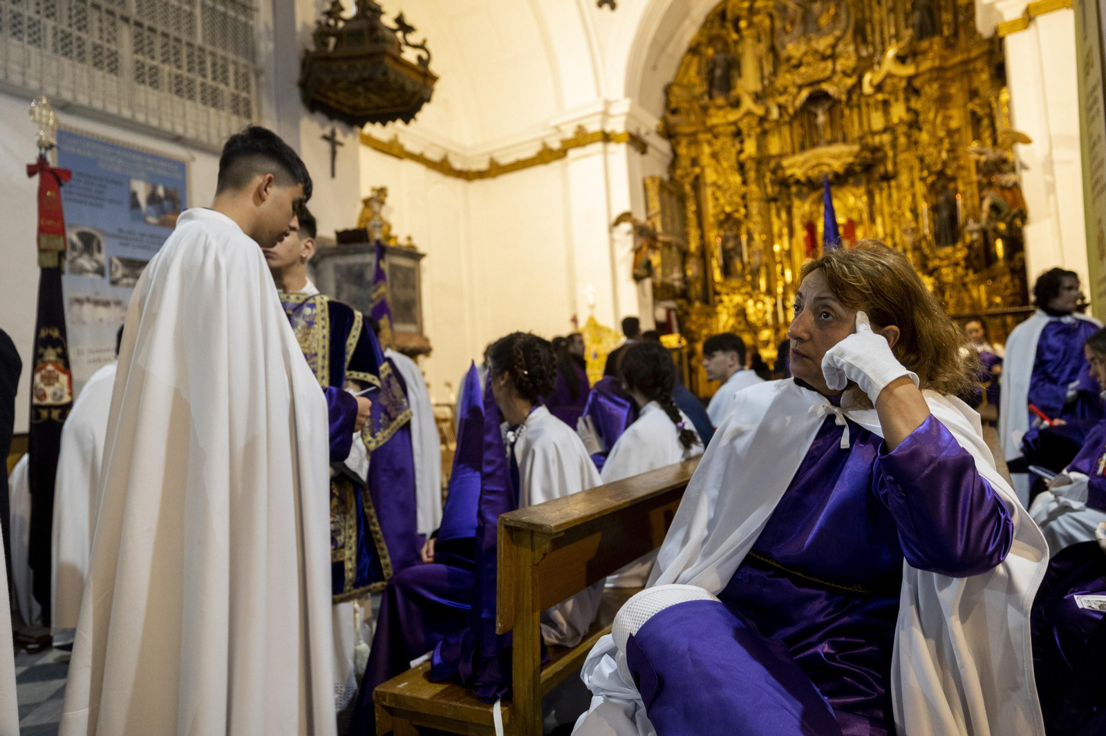 Las imágenes de la cofradía del Nazareno  este Jueves Santo en la Semana Santa de Cádiz de 2024