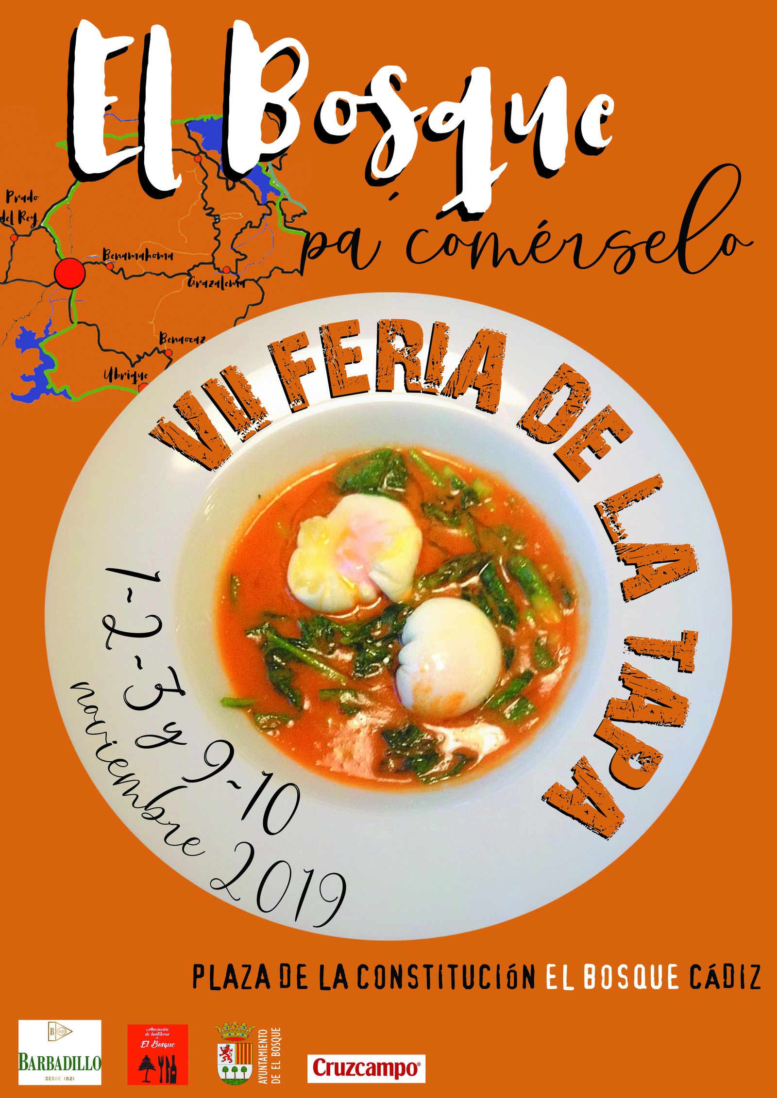 Cartel anunciador de la Ruta de la Tapa