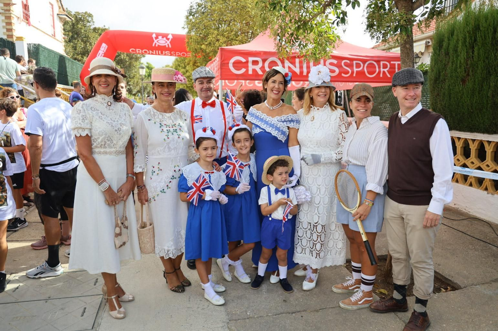Imágenes de la 'II Milla Británica' en el Barrio Obrero con motivo de la Feria del Legado Británico