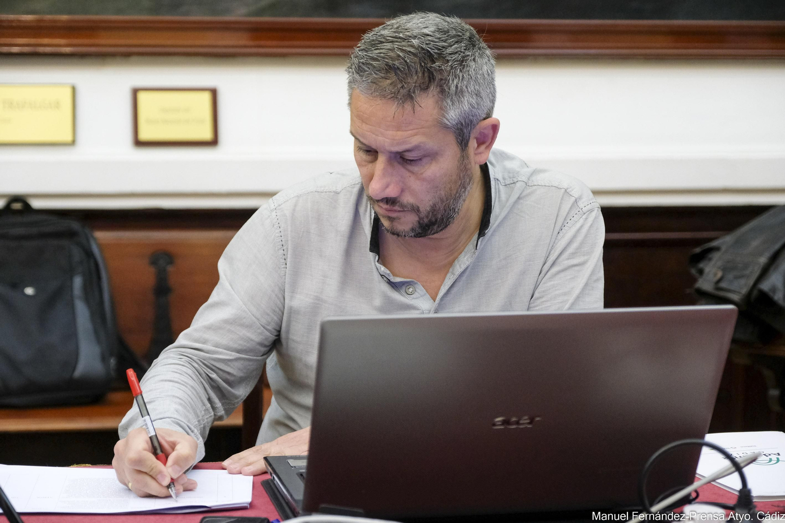 Carlos Paradas, concejal de Fomento en el Ayuntamiento de Cádiz.