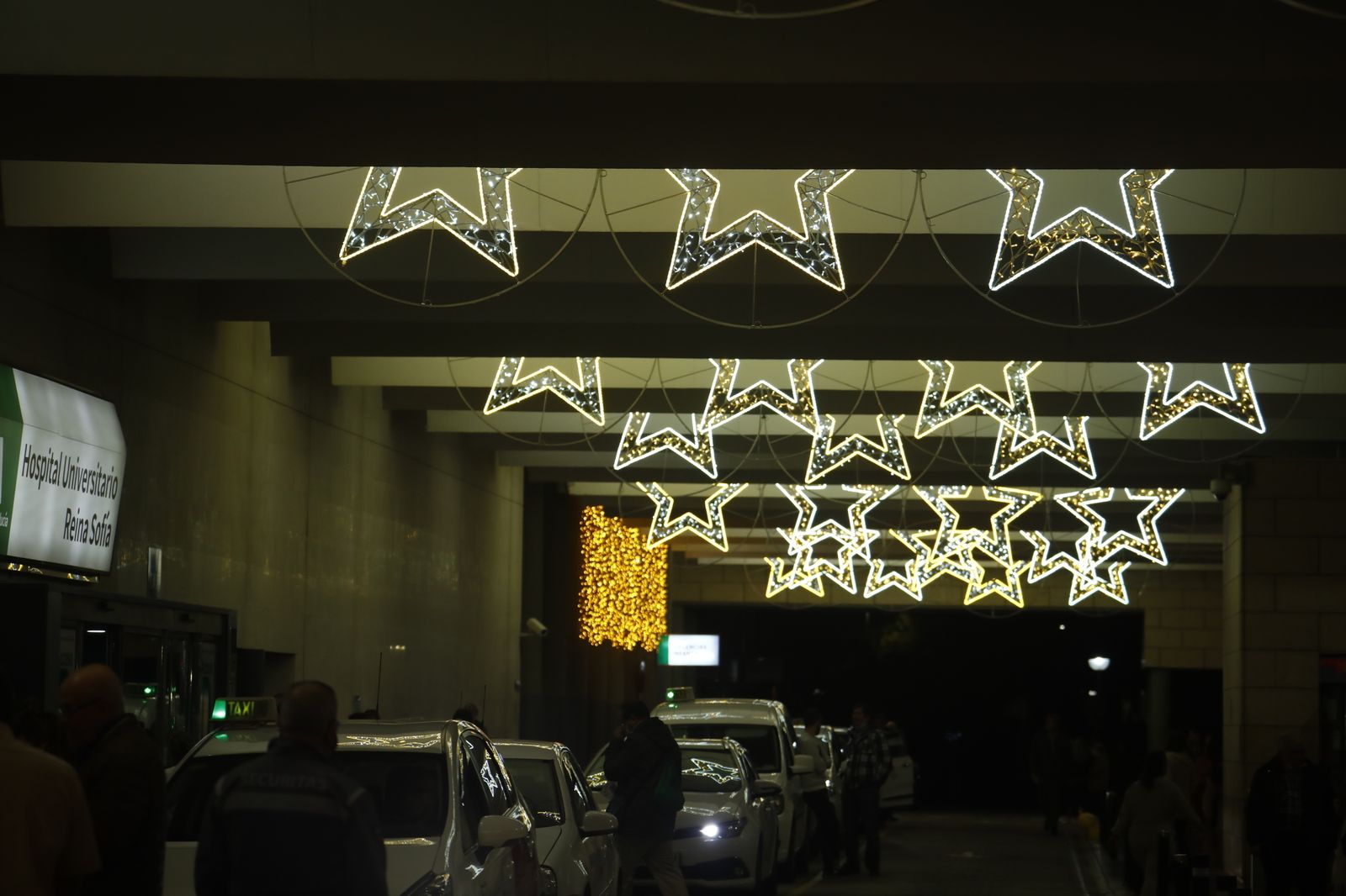 El Hospital Reina Sofía enciende la Navidad, en imágenes