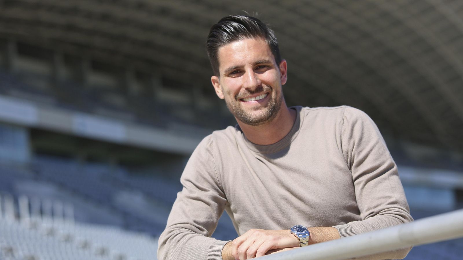 Adrián González posa para 'Málaga Hoy'.