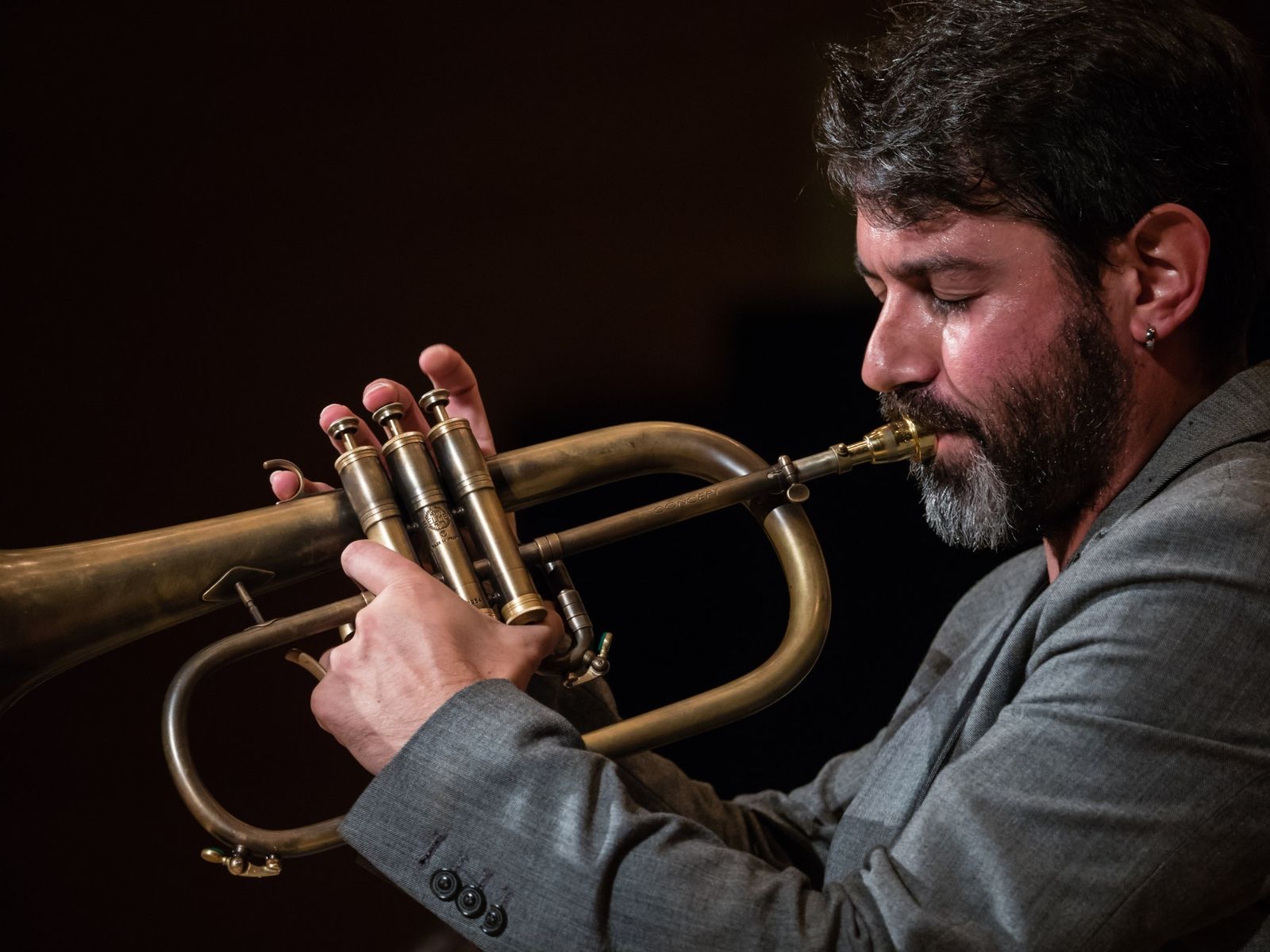 El trompetista Enriquito.