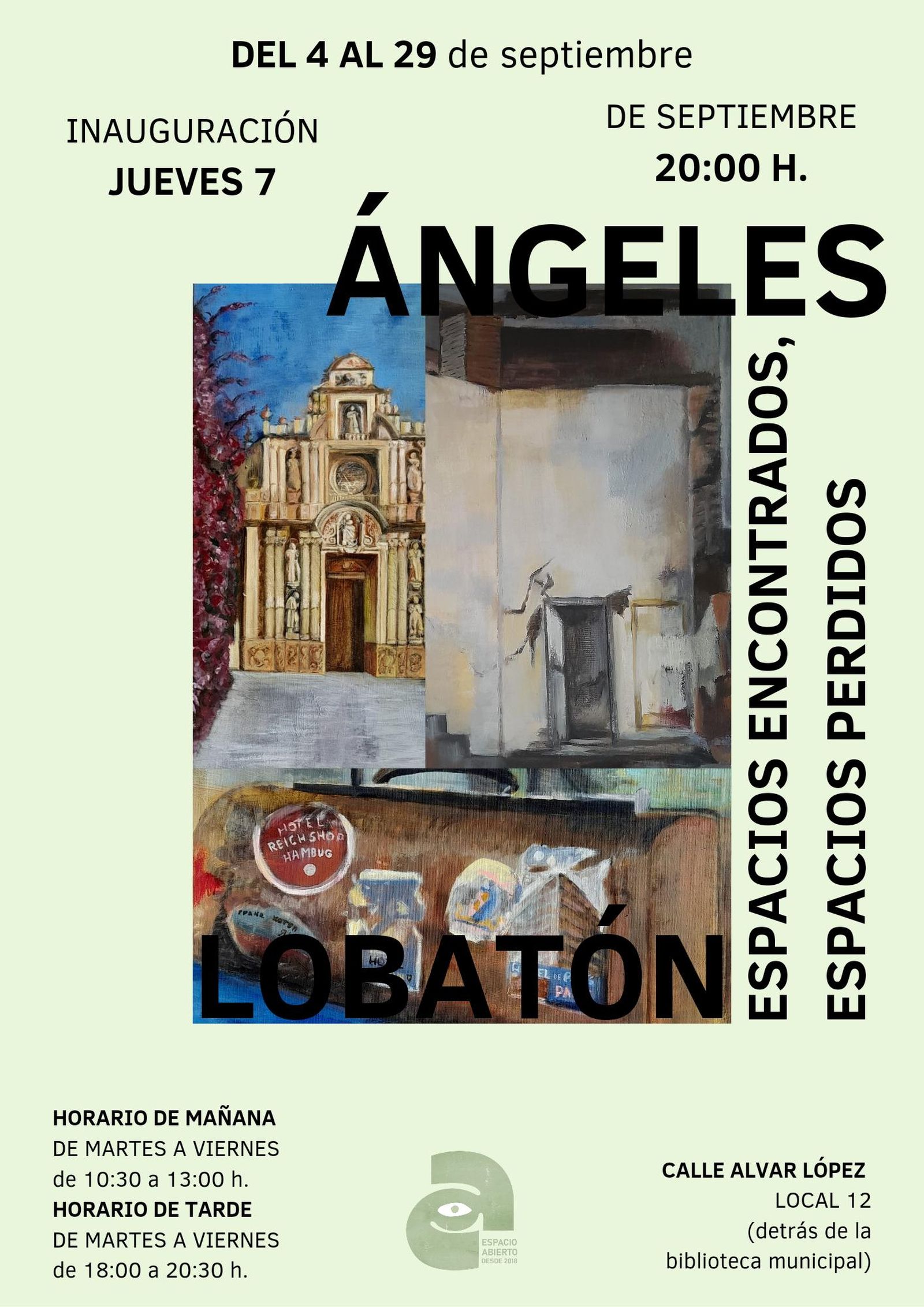 Cartel anunciador de la exposición.