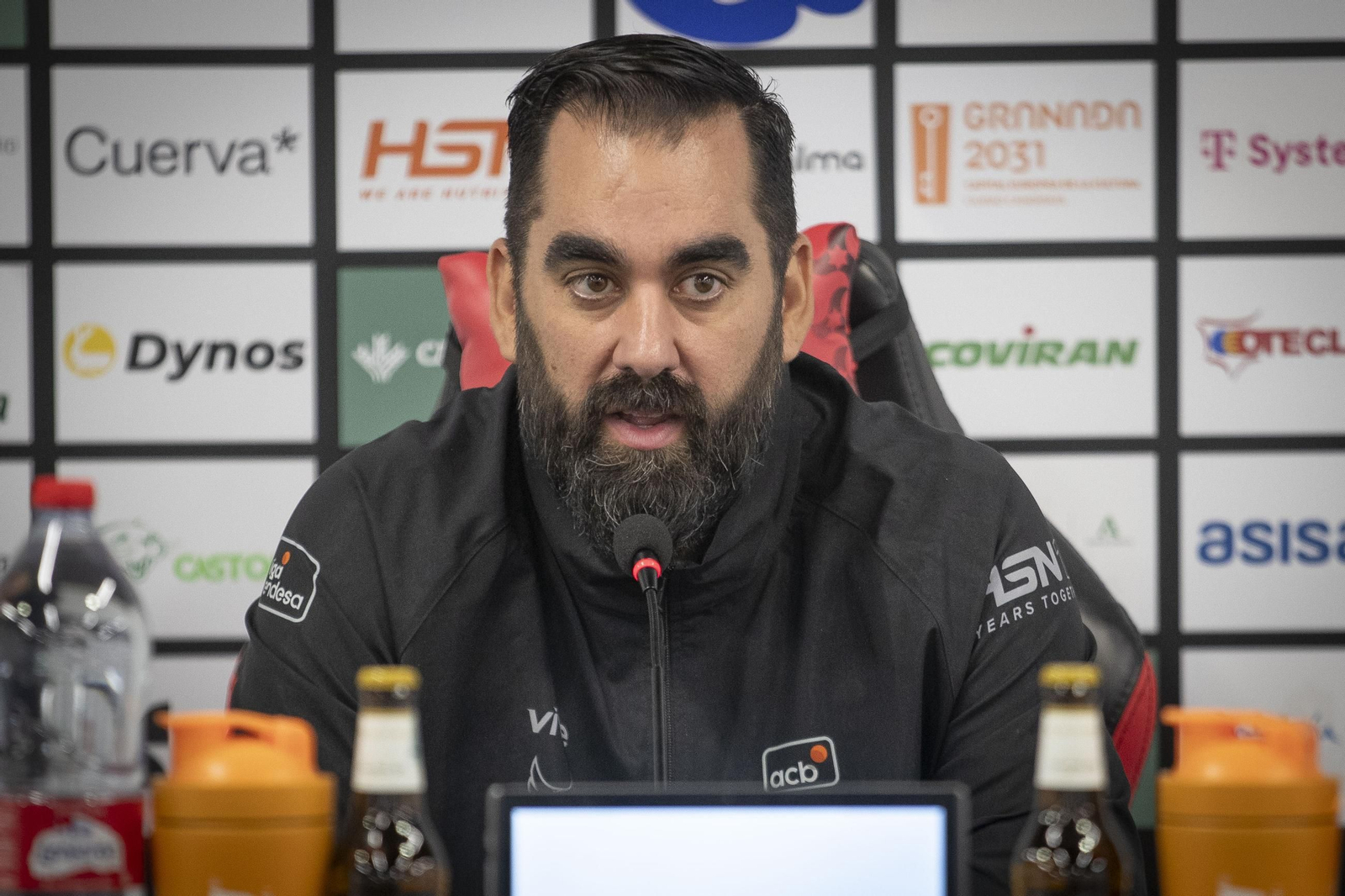 Ramon Diaz durante la rueda de prensa de este jueves