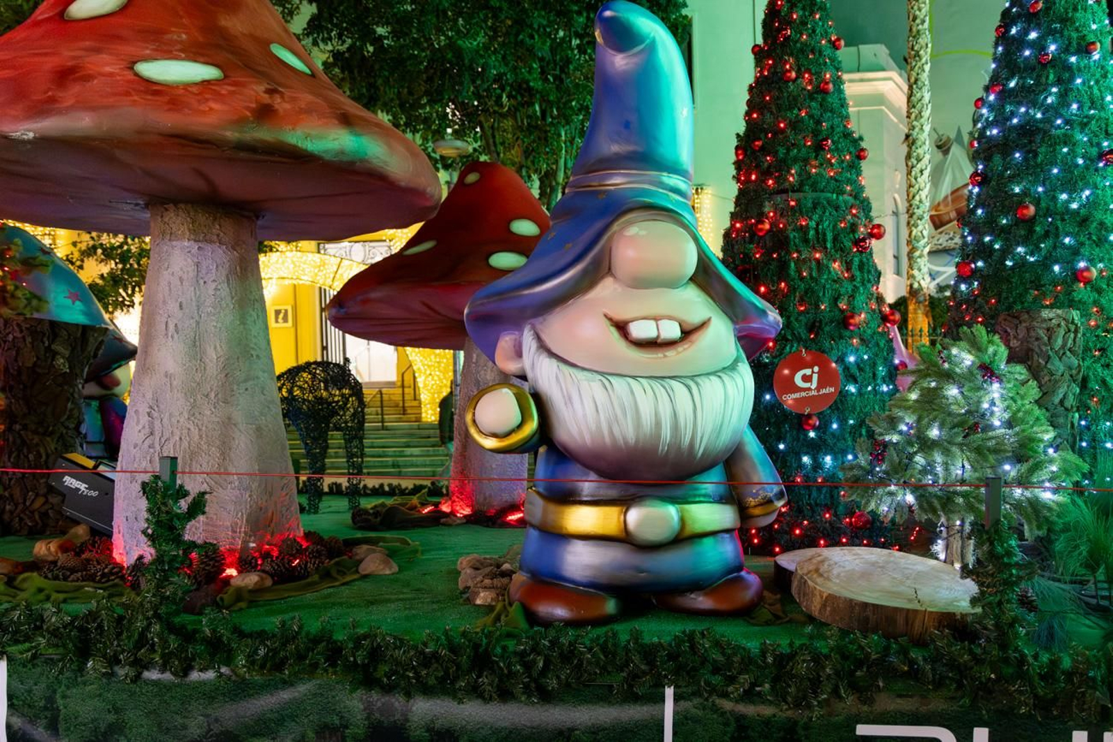 Inauguración en Jaén del alumbrado navideño "Centrylandia"