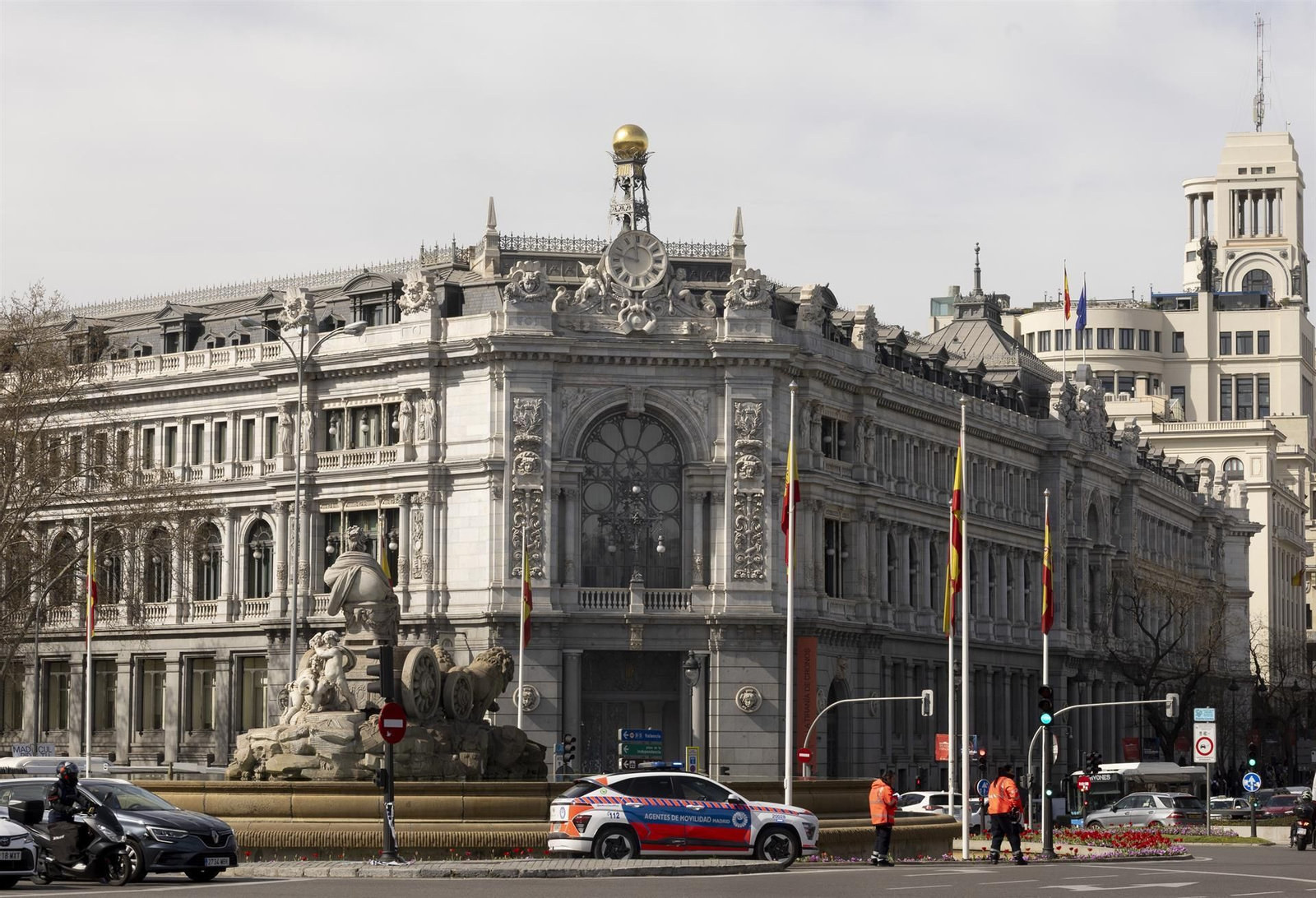 Fachada del Banco de España.