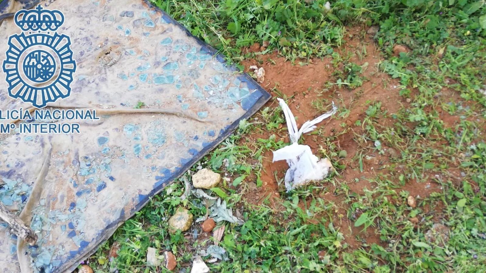 El lugar donde se guardó el dinero.